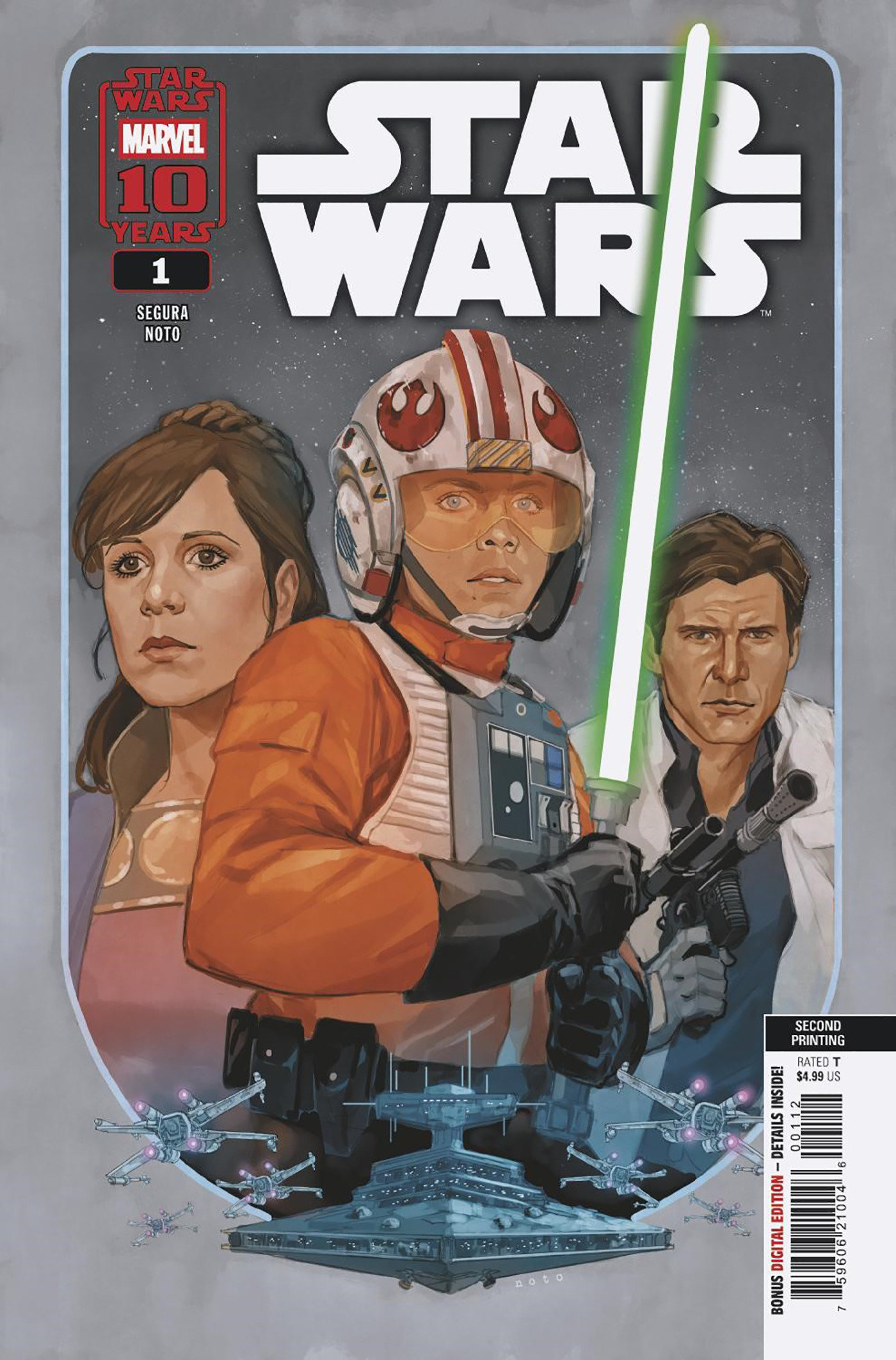 Star Wars #1 Phil Noto 2 Nd Printing Variant