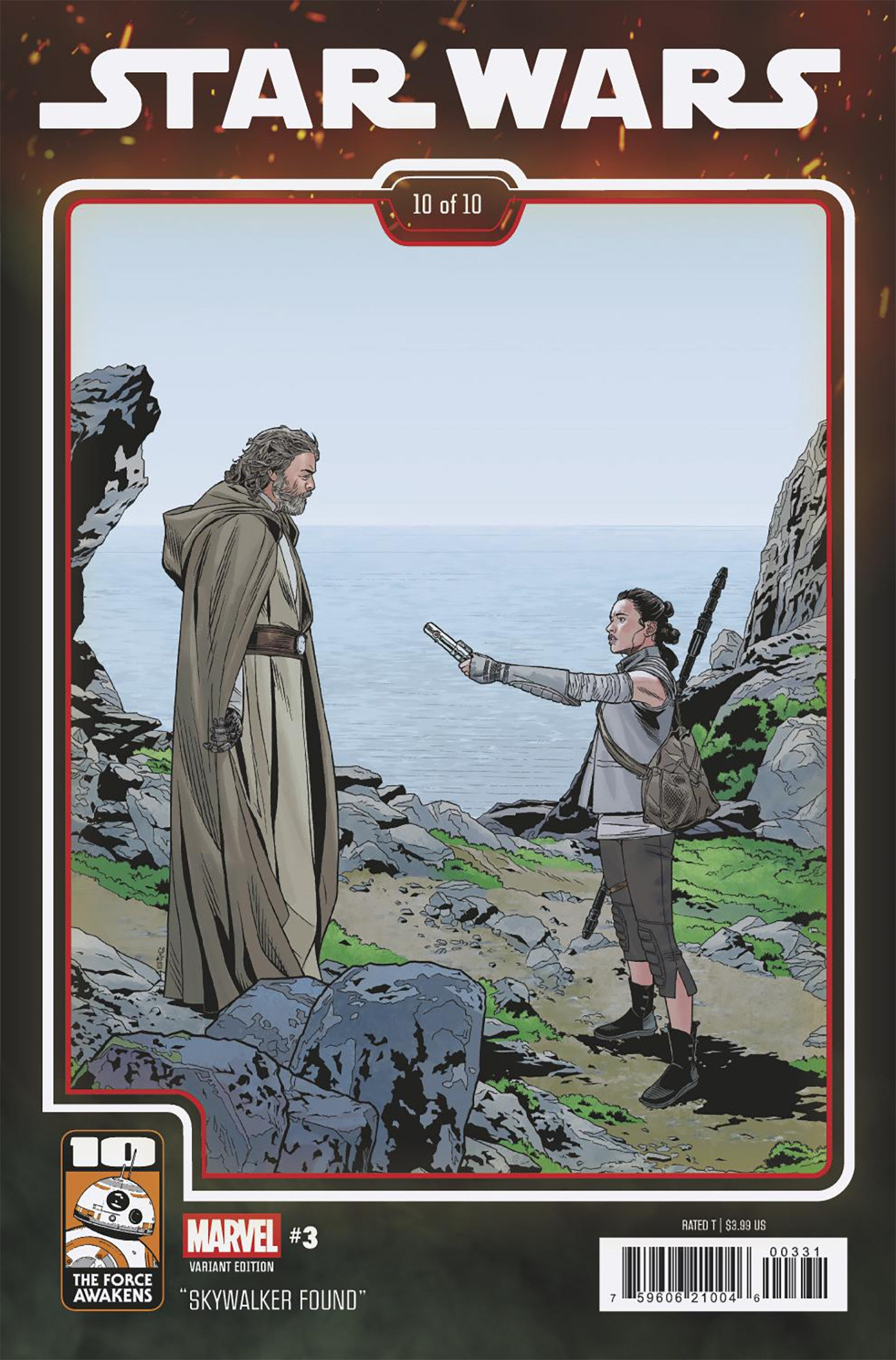 STAR WARS #3 CHRIS SPROUSE THE FORCE AWAKENS 10TH ANNIVERSARY VARIANT