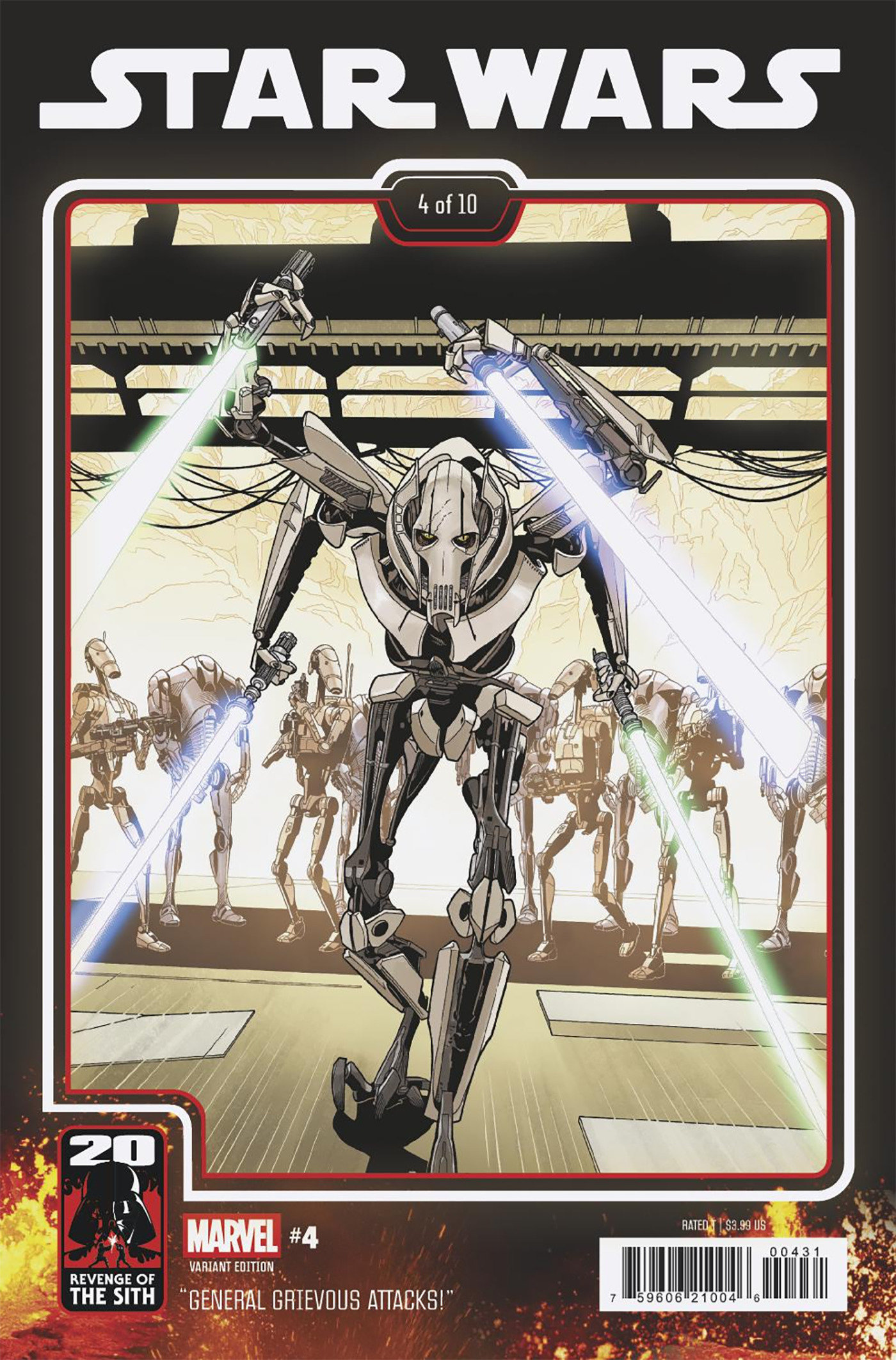 Weekly Pull list - STAR WARS #4 CHRIS SPROUSE REVENGE OF THE SITH 20TH ANNIVERSARY VARIANT