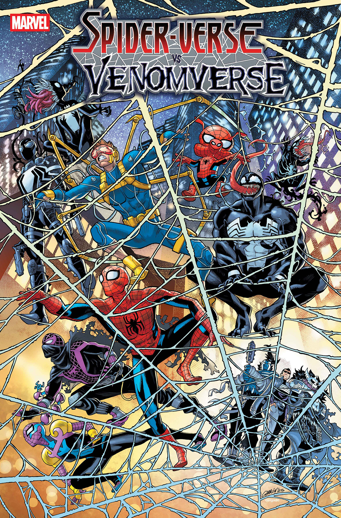SPIDER-VERSE VS. VENOMVERSE #1 JAVIER GARRON FOIL VARIANT