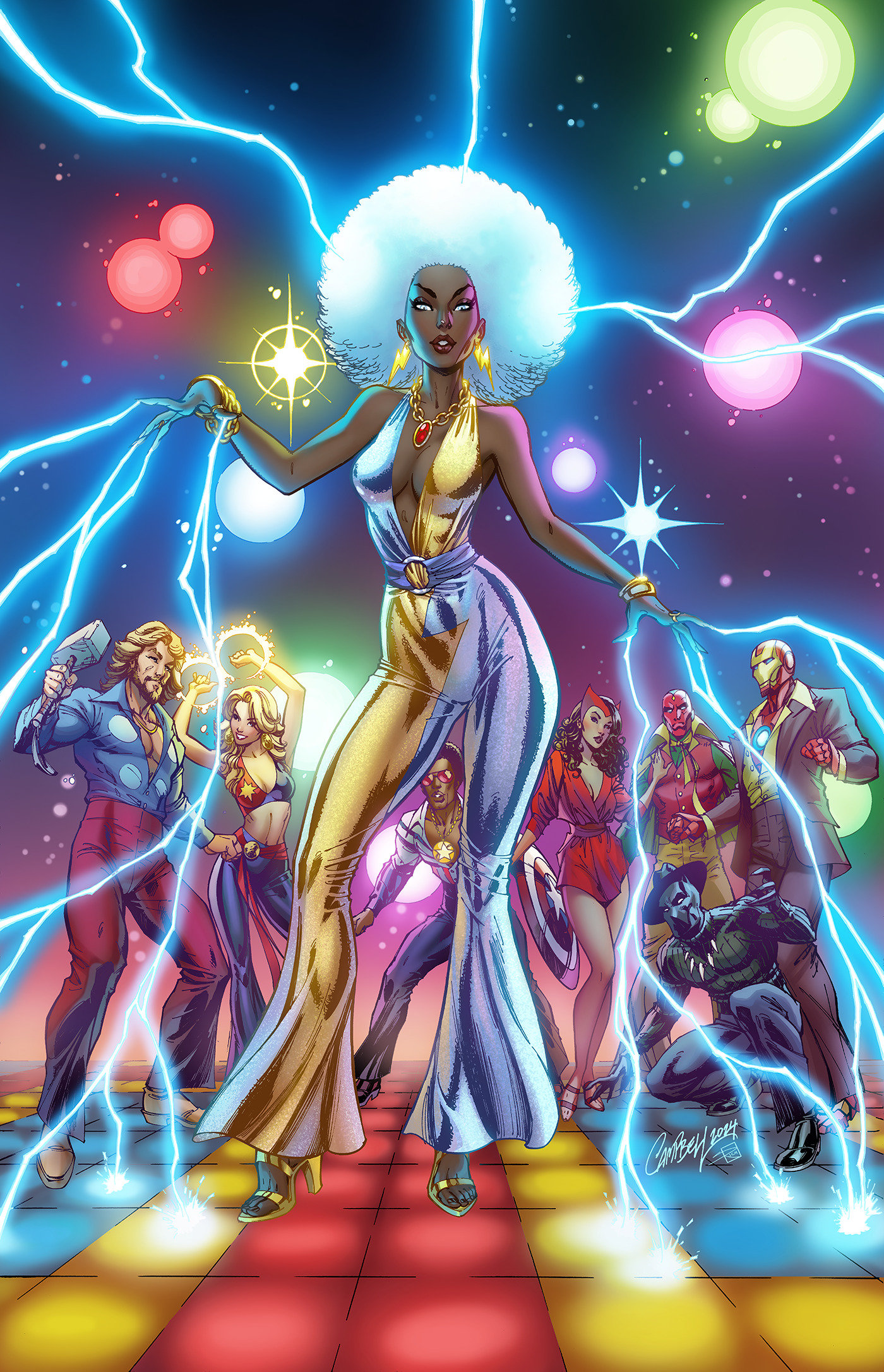 Storm #1 J. Scott Campbell Ratio Virgin 2nd Printing Variant