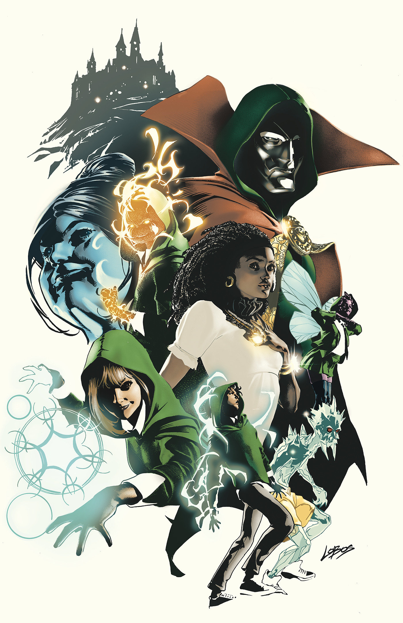 Doom Academy #1 Pablo Villalobos Ratio Virgin 2 Nd Printing Variant [Doom]