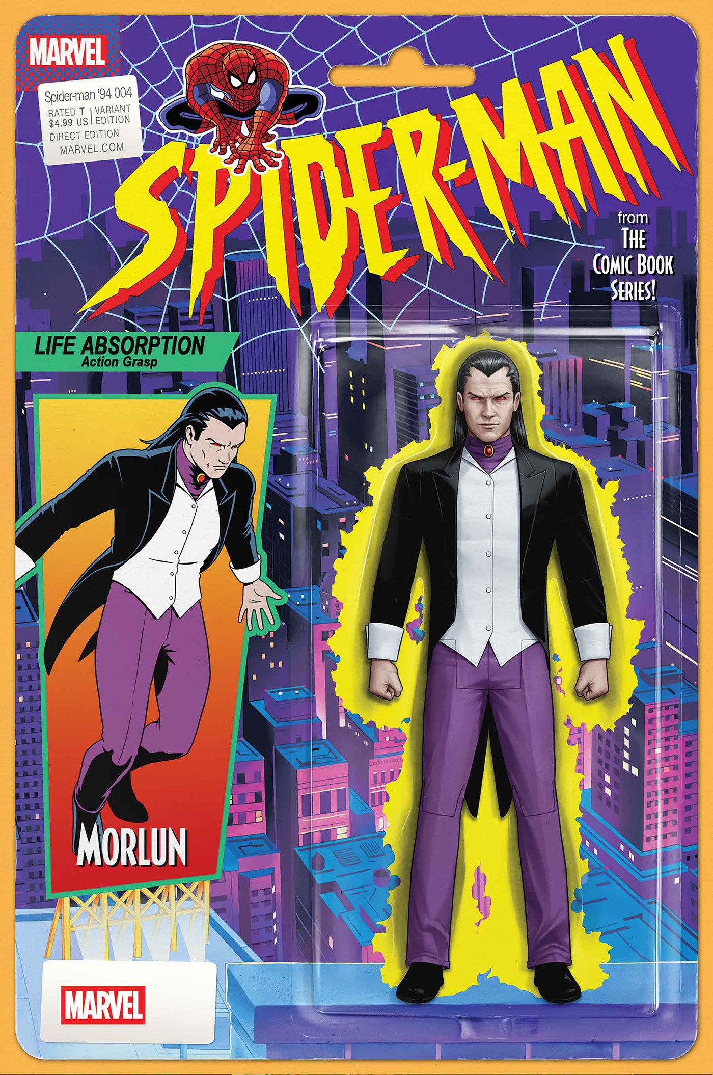 Weekly Pull list - SPIDER-MAN '94 #4 JOHN TYLER CHRISTOPHER ACTION FIGURE VARIANT