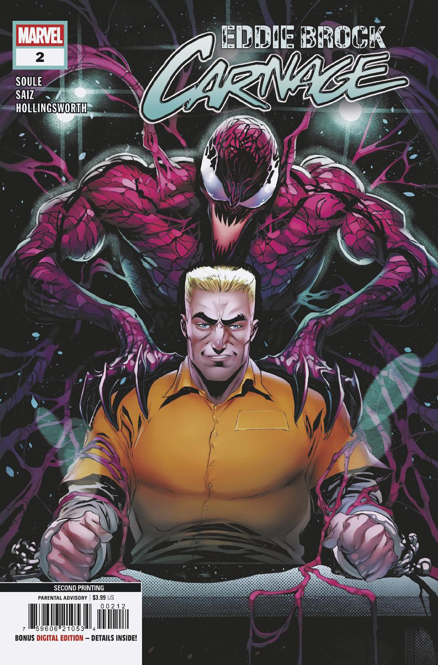Eddie Brock: Carnage #2 Iban Coello 2 Nd Printing Variant