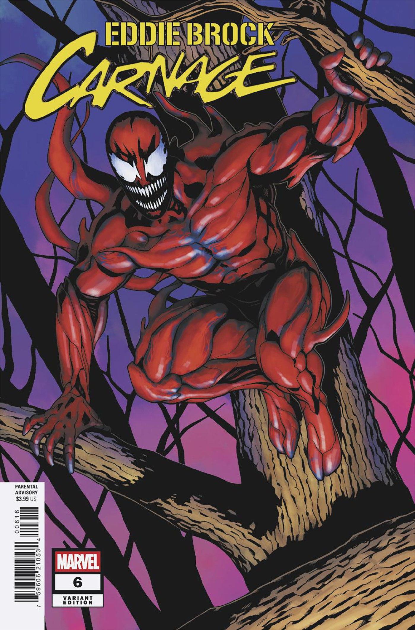EDDIE BROCK: CARNAGE #6 JUANN CABAL VARIANT