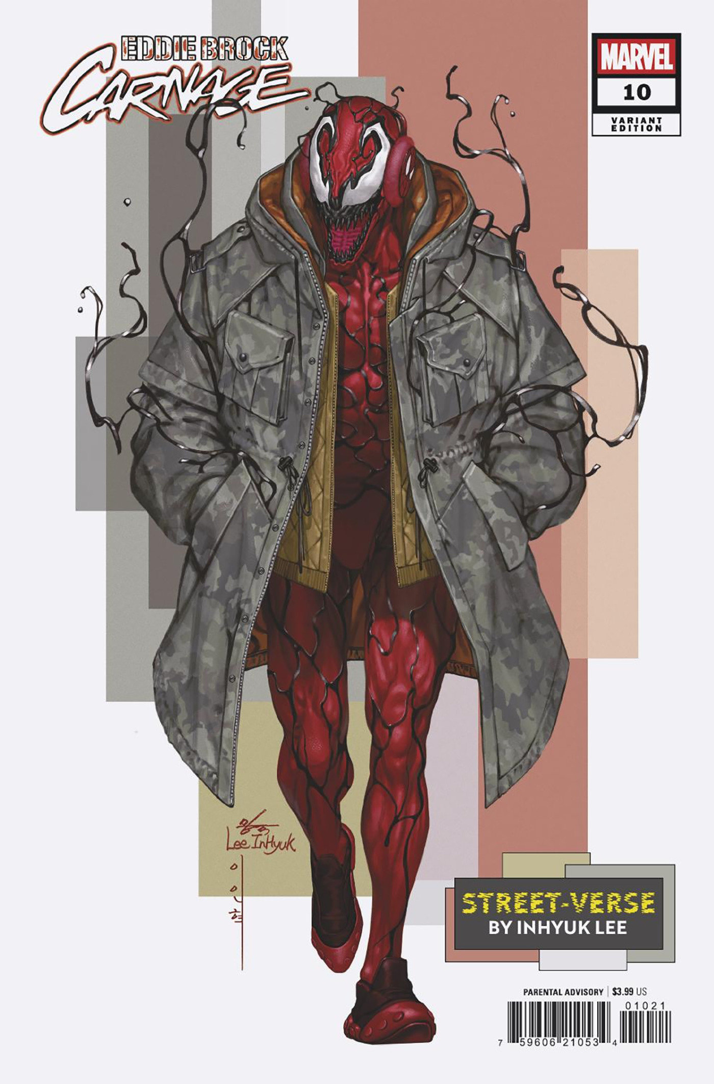 Weekly Pull list - EDDIE BROCK: CARNAGE #10 INHYUK LEE STREET-VERSE VARIANT