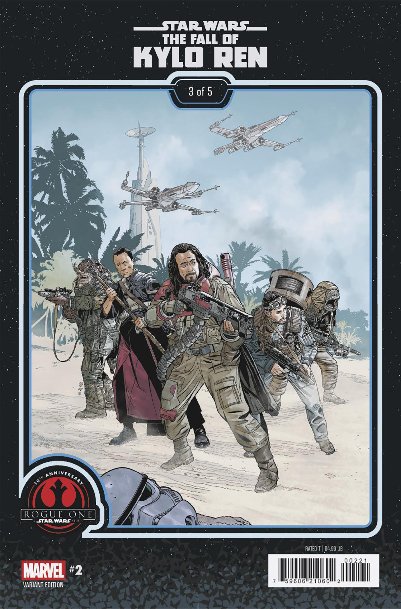 Star Wars: The Fall Of Kylo Ren #2 Chris Sprouse Rogue One 10 Th Anniversary Variant