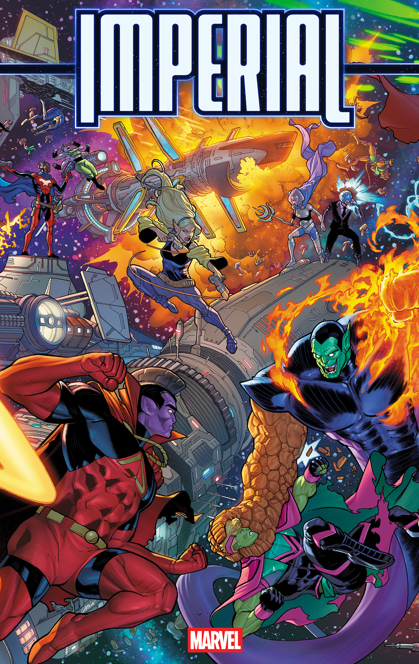 Weekly Pull list - IMPERIAL #3 JAVIER GARRON 4-PART CONNECTING VARIANT