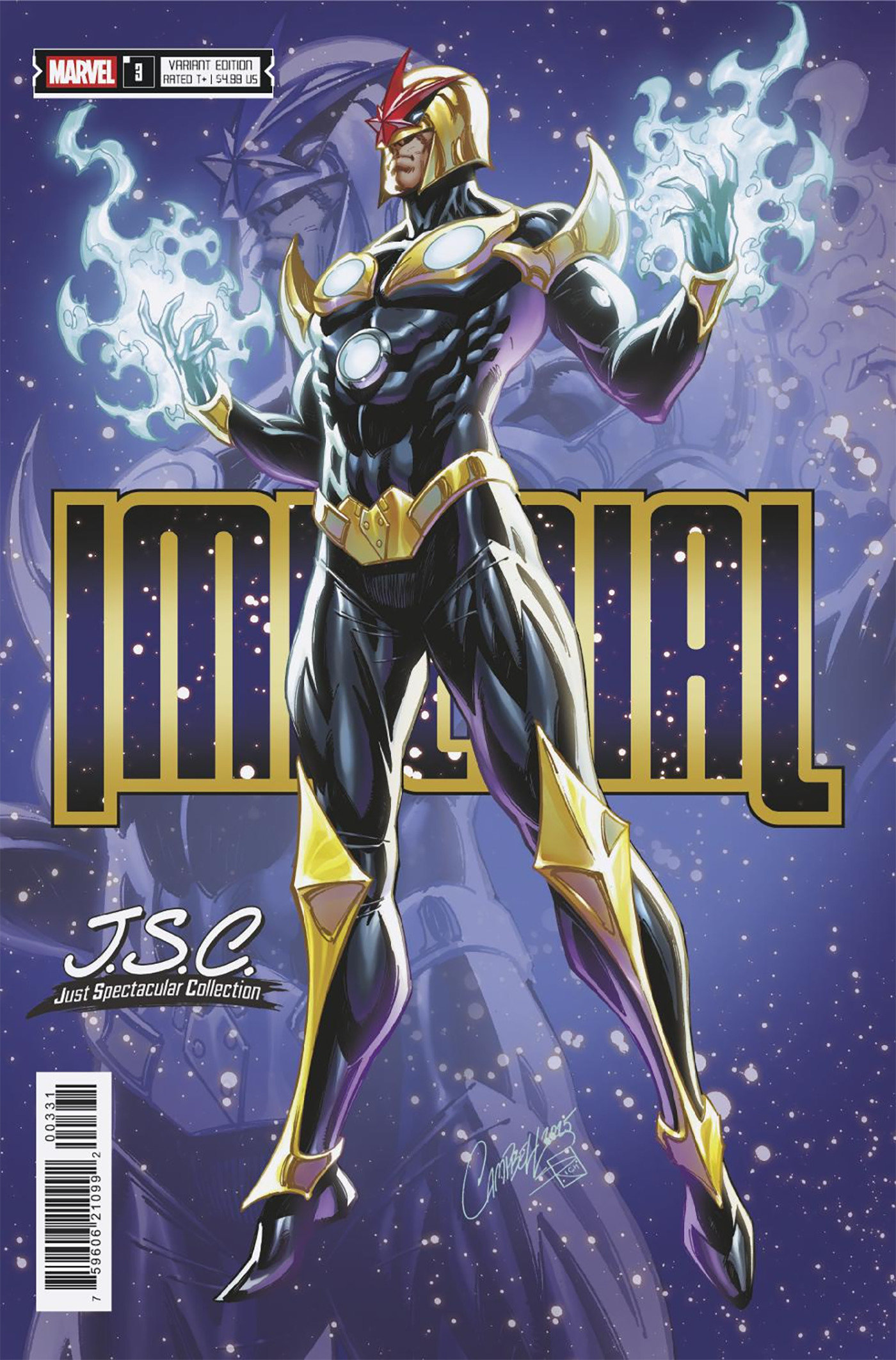 Weekly Pull list - IMPERIAL #3 J. SCOTT CAMPBELL JUST SPECTACULAR COLLECTION VARIANT