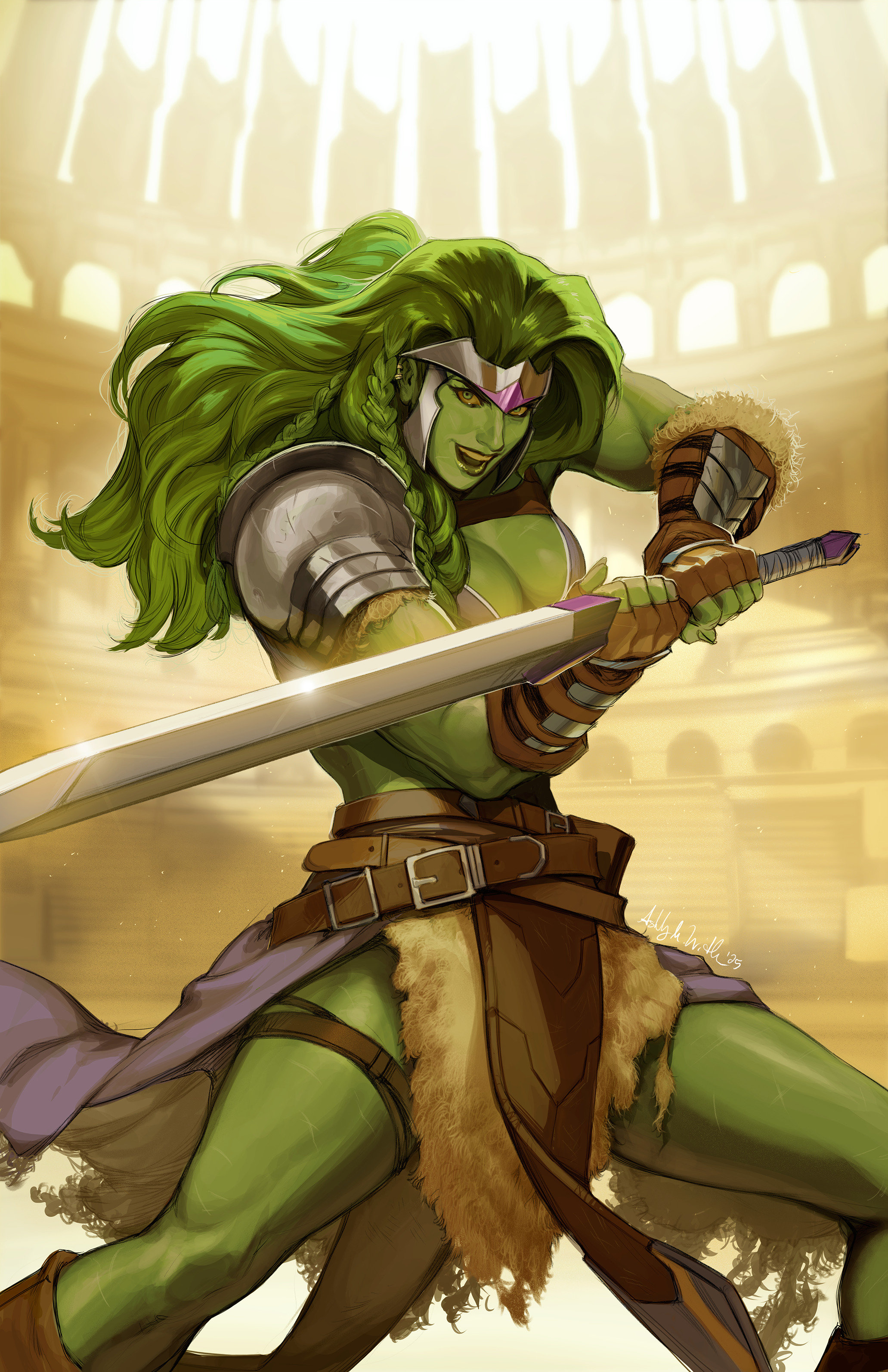 Planet She Hulk #5 Ashley Witter She Hulk Full Art Variant