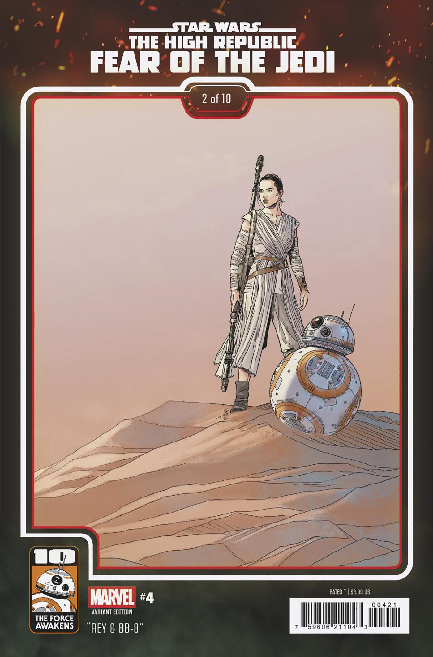 STAR WARS: THE HIGH REPUBLIC - FEAR OF THE JEDI #4 CHRIS SPROUSE THE FORCE AWAKENS 10TH ANNIVERSARY VARIANT