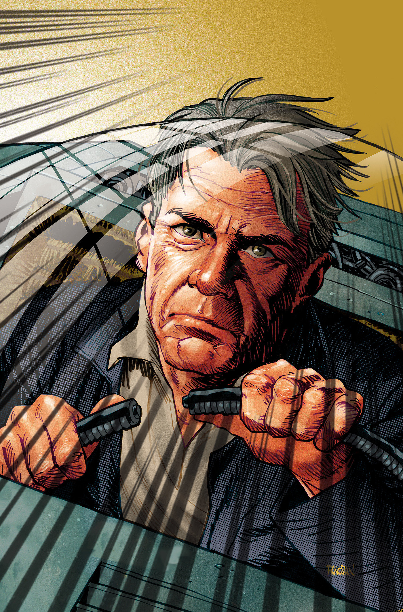 STAR WARS: HAN SOLO - HUNT FOR THE FALCON #1 DAN PANOSIAN VIRGIN VARIANT