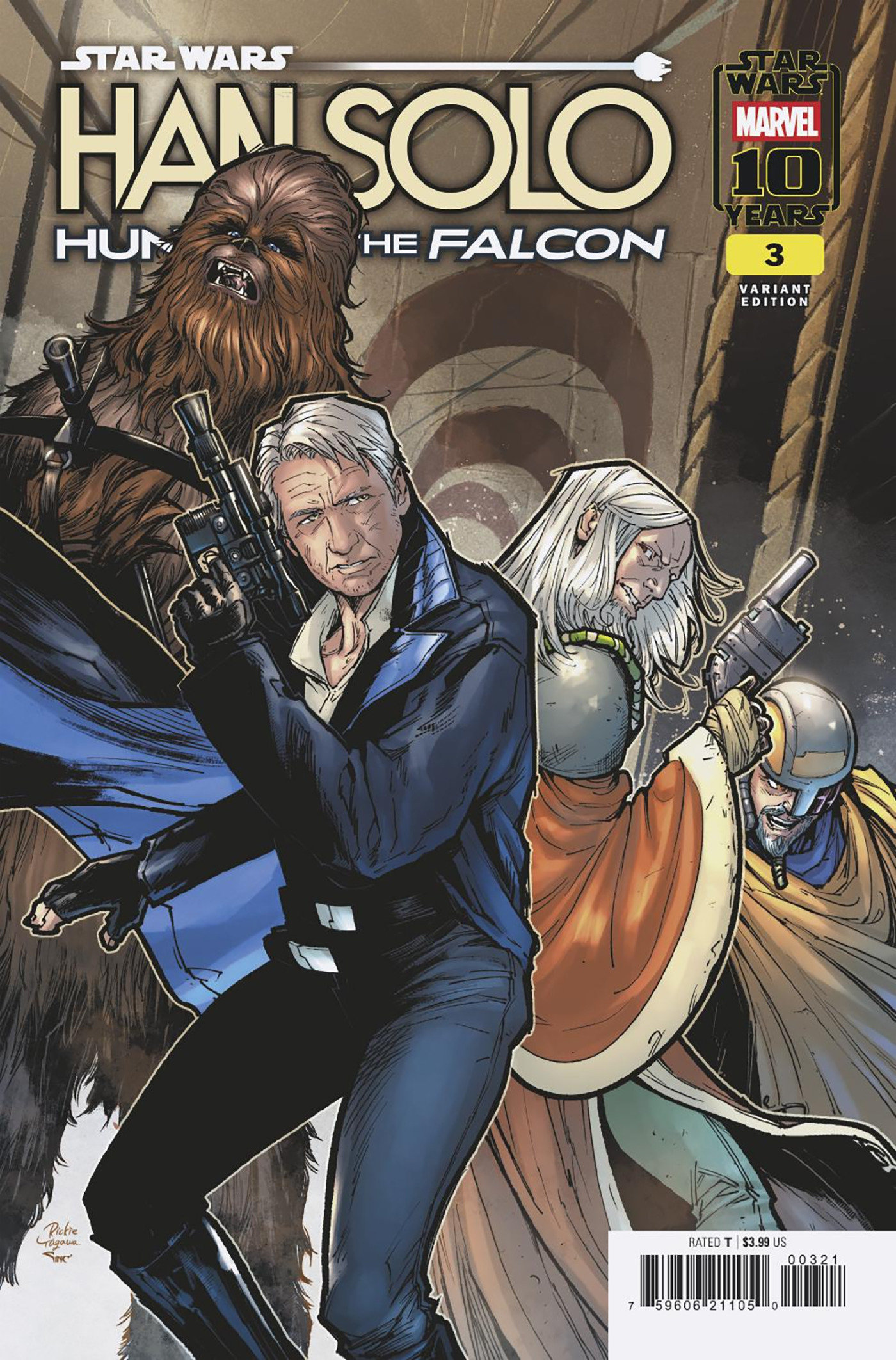 Weekly Pull list - STAR WARS: HAN SOLO - HUNT FOR THE FALCON #3 RICKIE YAGAWA VARIANT