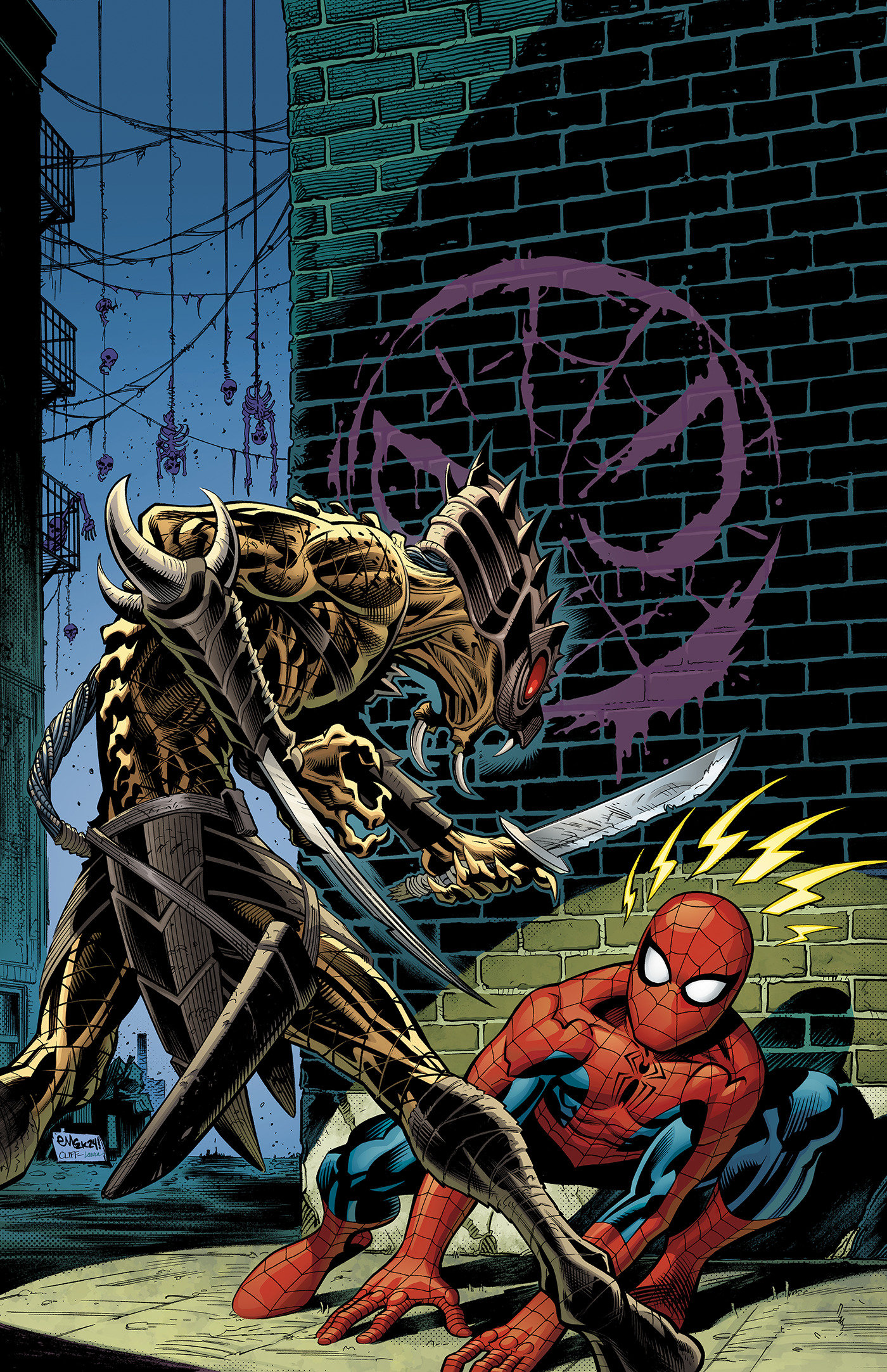 PREDATOR VS. SPIDER-MAN #2 ED MCGUINNESS RATIO VIRGIN 2ND PRINTING VARIANT
