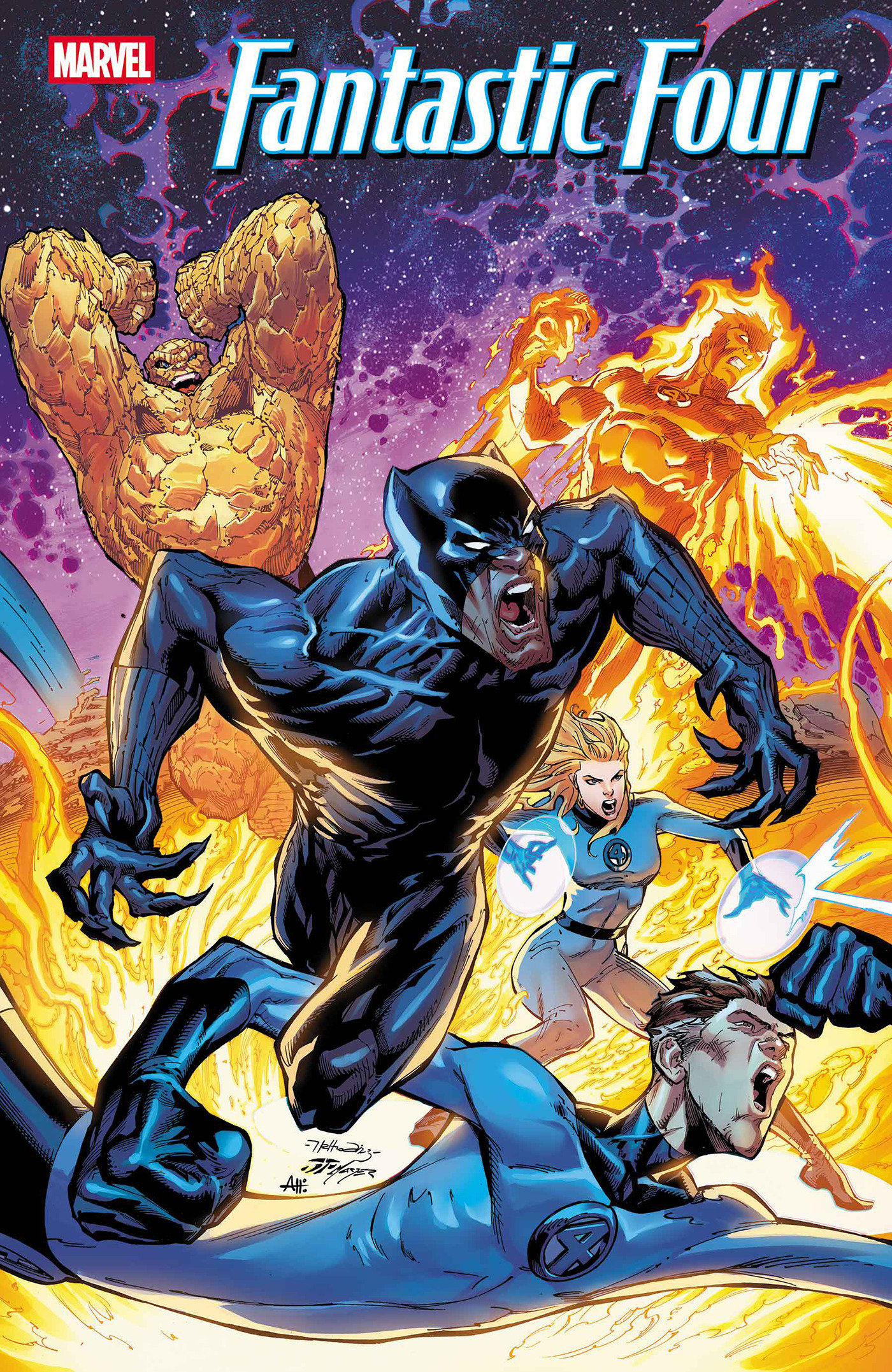 Fantastic Four #8 Netho Diaz Black Panther Variant