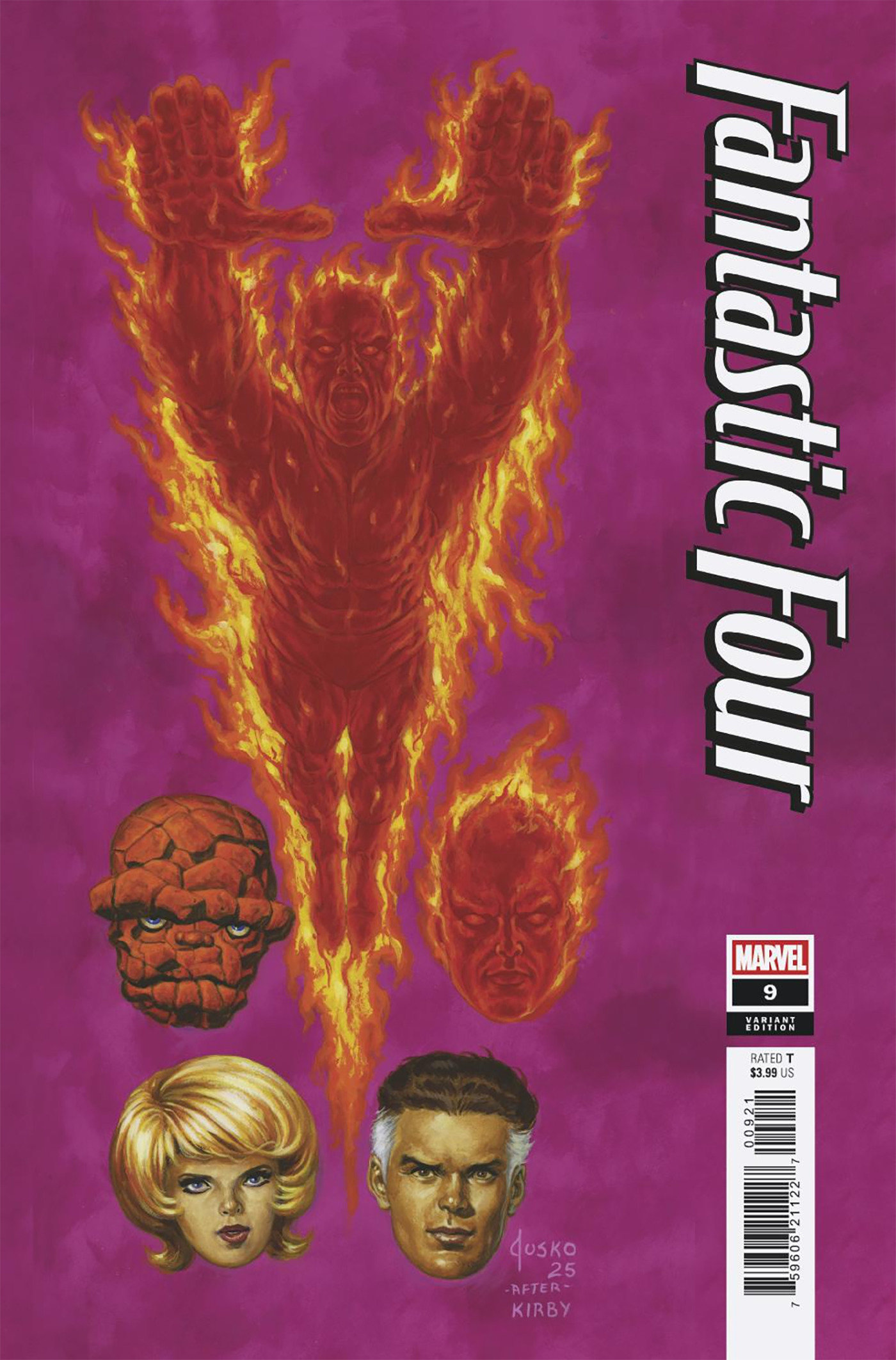 Weekly Pull list - FANTASTIC FOUR #9 JOE JUSKO VARIANT