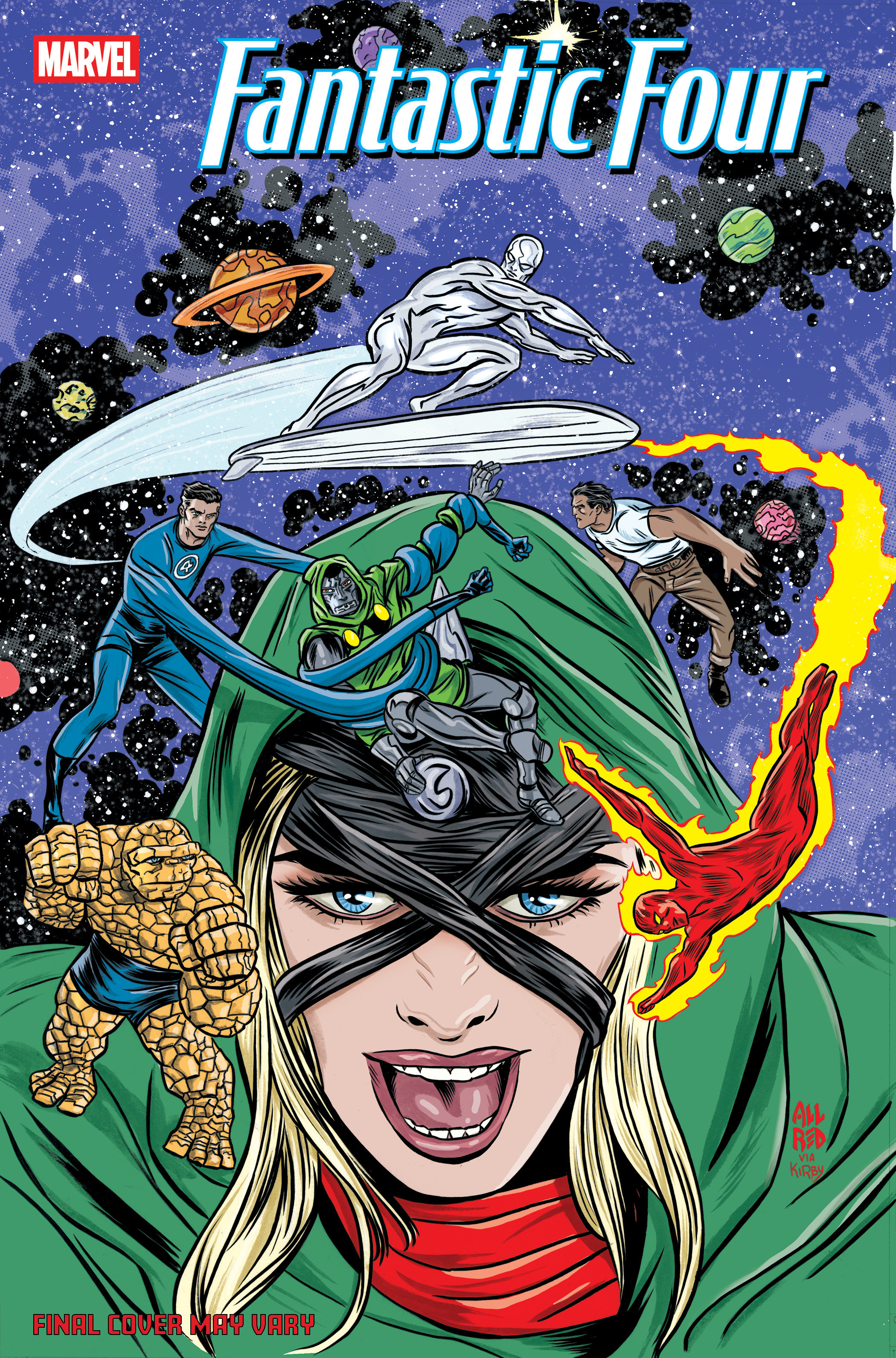 Weekly Pull list - FANTASTIC FOUR #9 MIKE ALLRED DOOM HOMAGE VARIANT