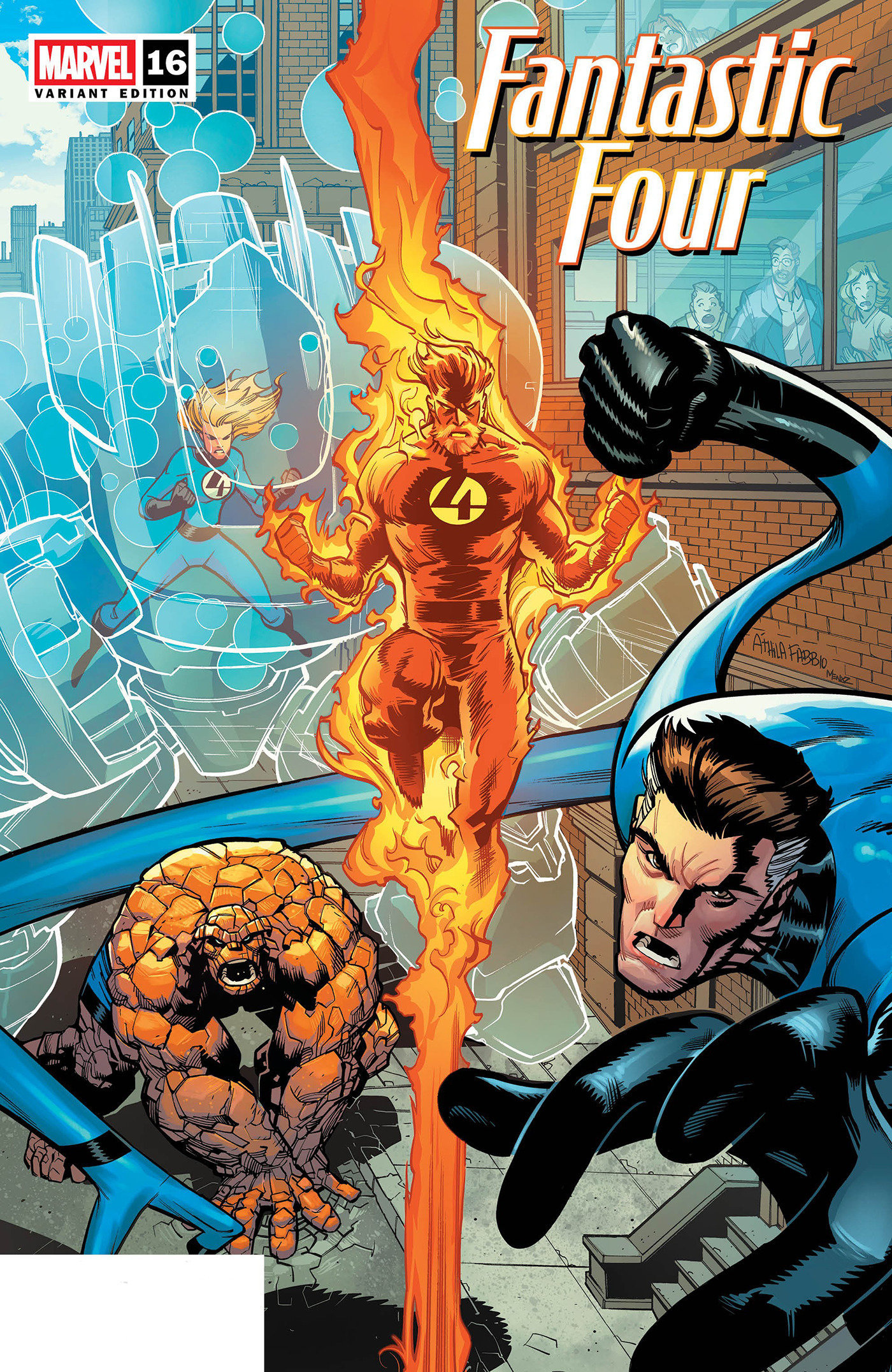 Fantastic Four #16 Athila Fabbio Variant