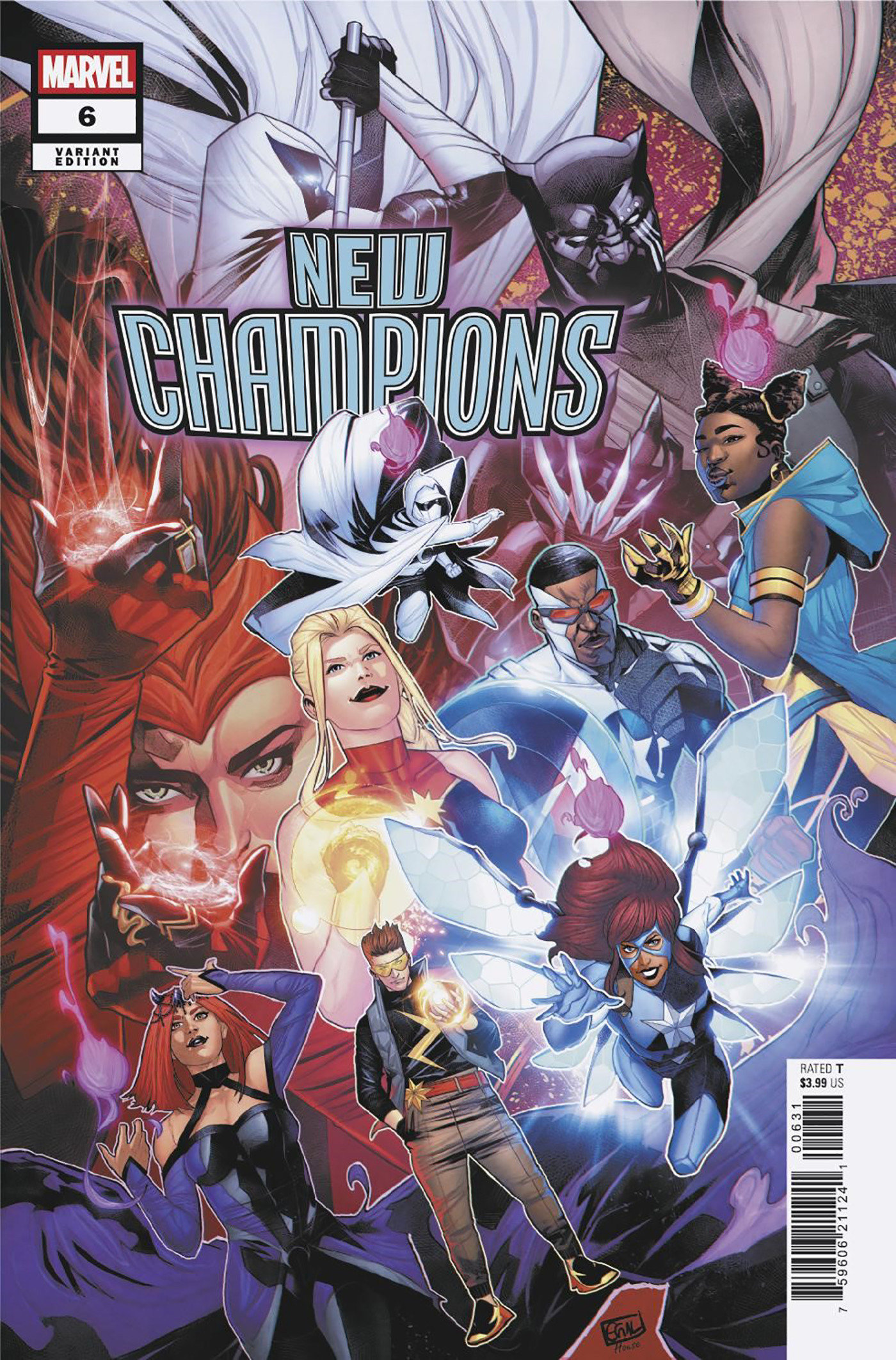 Weekly Pull list - NEW CHAMPIONS #6 EDWIN GALMON VARIANT
