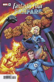  FOC26072025121 | FANTASTIC FOUR FANFARE @4 MARK BAGLEY VARIANT PRE ORDER [FOC 2607] | MARVEL  