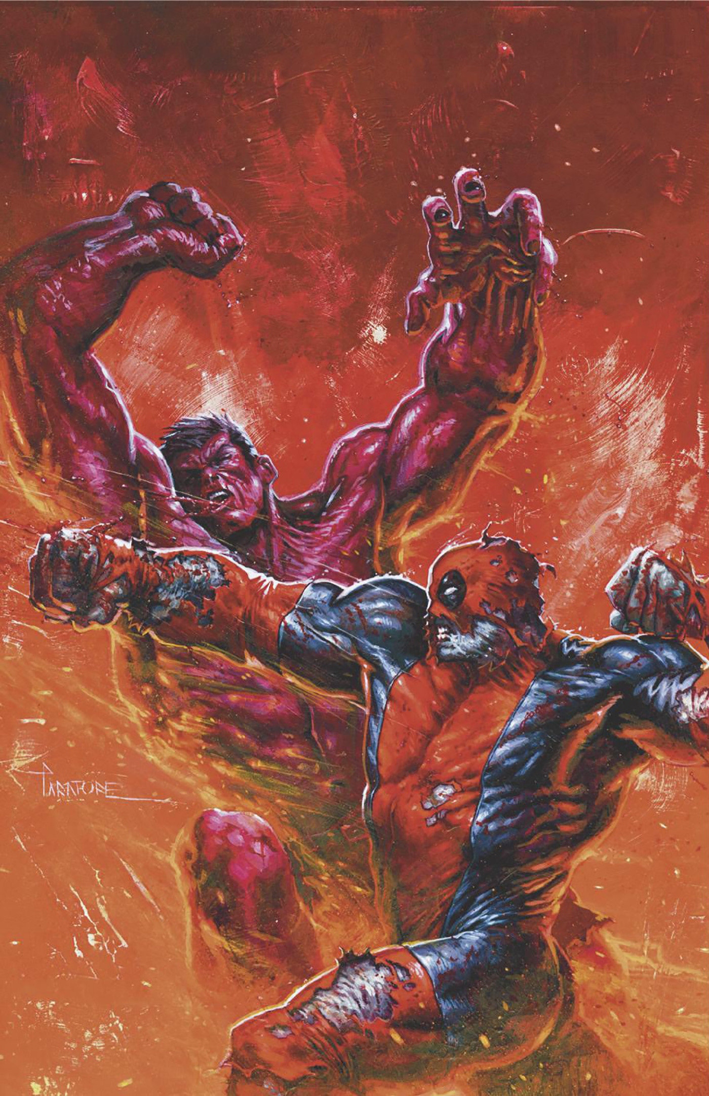 Weekly Pull list - DEADPOOL KILLS THE MARVEL UNIVERSE ONE LAST TIME #3 DAVIDE PARATORE VIRGIN VARIANT