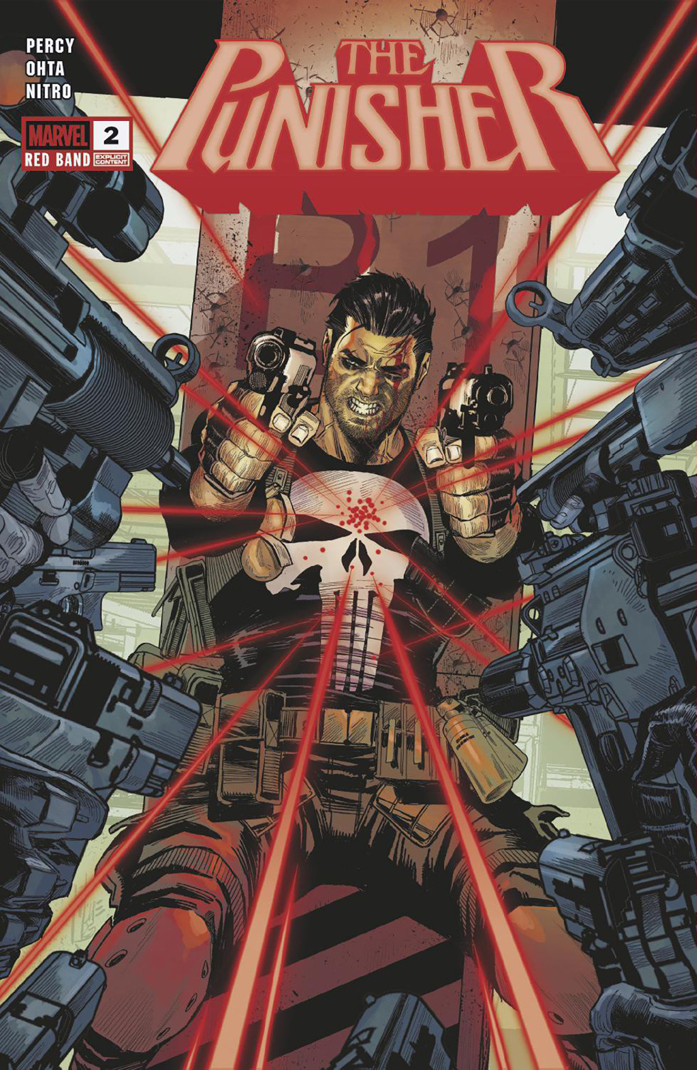 PUNISHER: RED BAND #2 MARCO CHECCHETTO 2ND PRINTING VARIANT [POLYBAGGED]