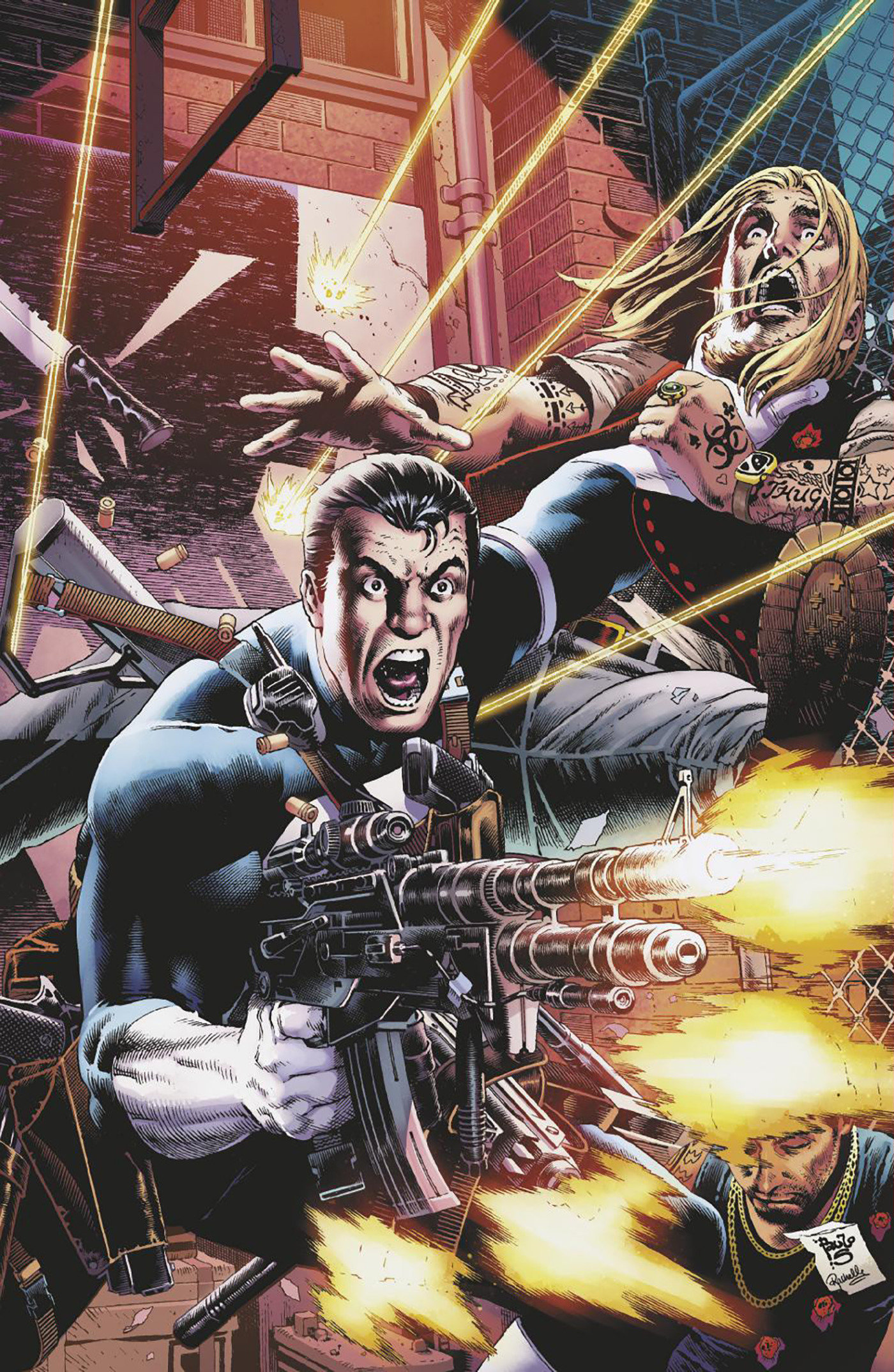 PUNISHER: RED BAND #2 PAULO SIQUEIRA RATIO VIRGIN 2ND PRINTING VARIANT [POLYBAGGED]