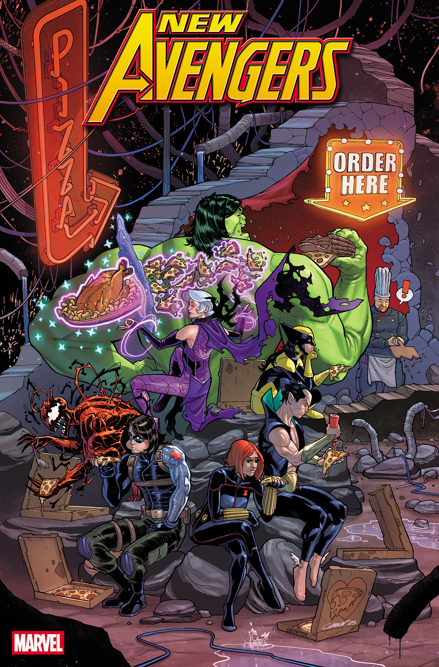Weekly Pull list - NEW AVENGERS #5 JAVIER GARRON VARIANT