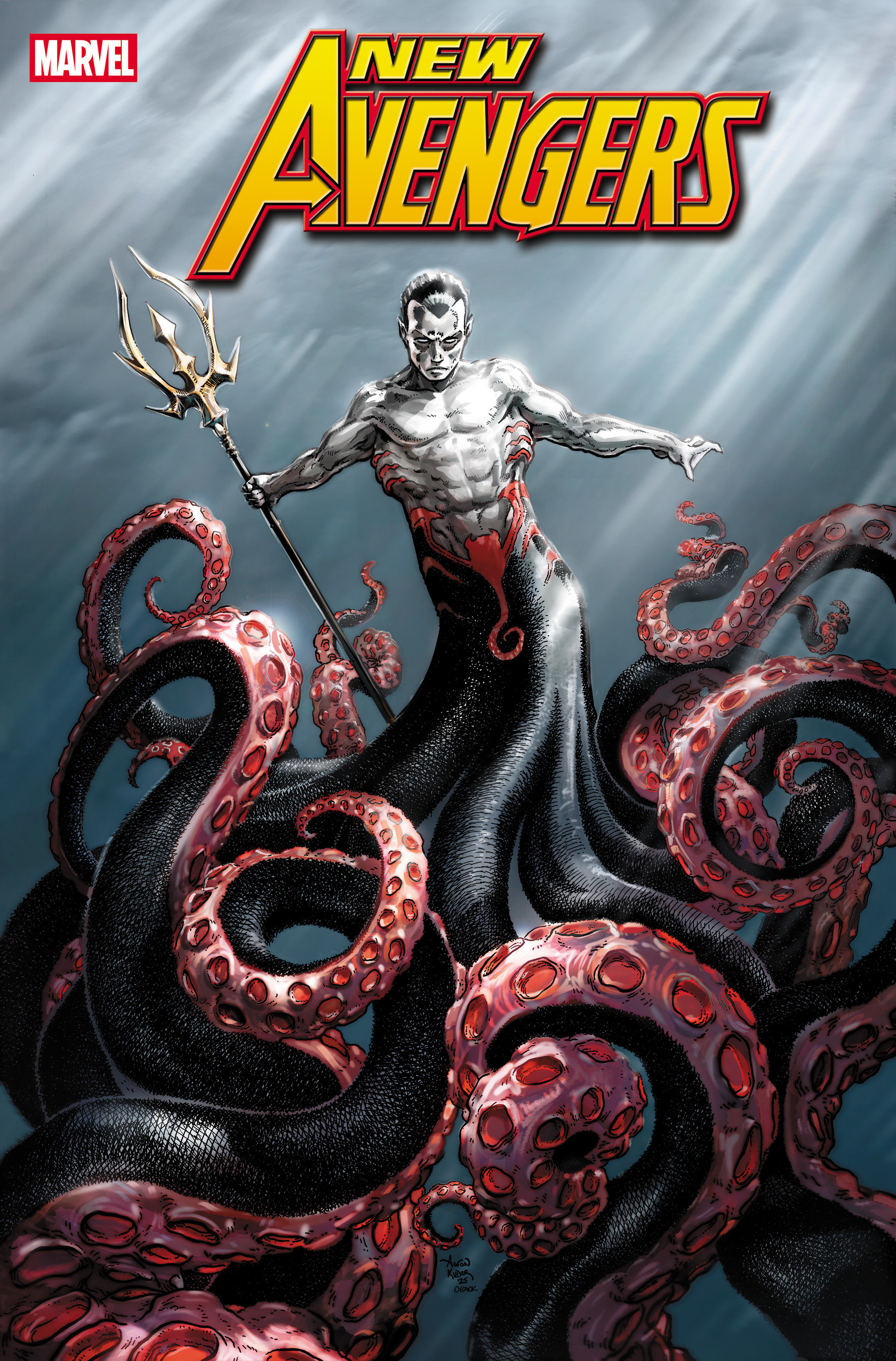 NEW AVENGERS #7 AARON KUDER KNULLIFIED VARIANT