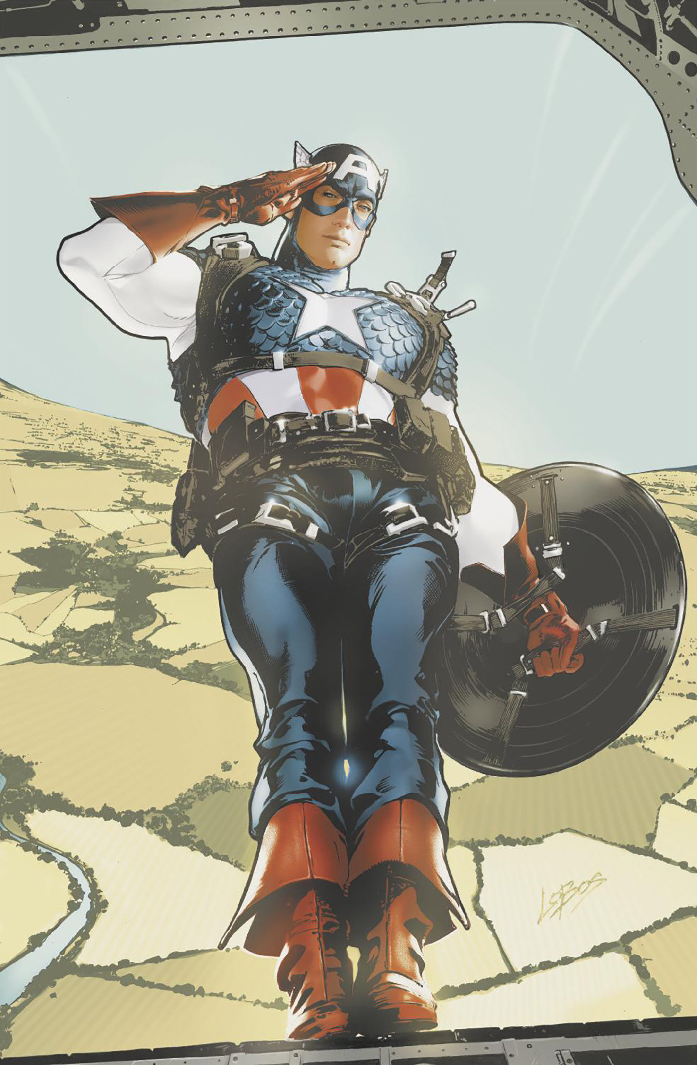 Weekly Pull list - CAPTAIN AMERICA #1 PABLO VILLALOBOS VIRGIN VARIANT