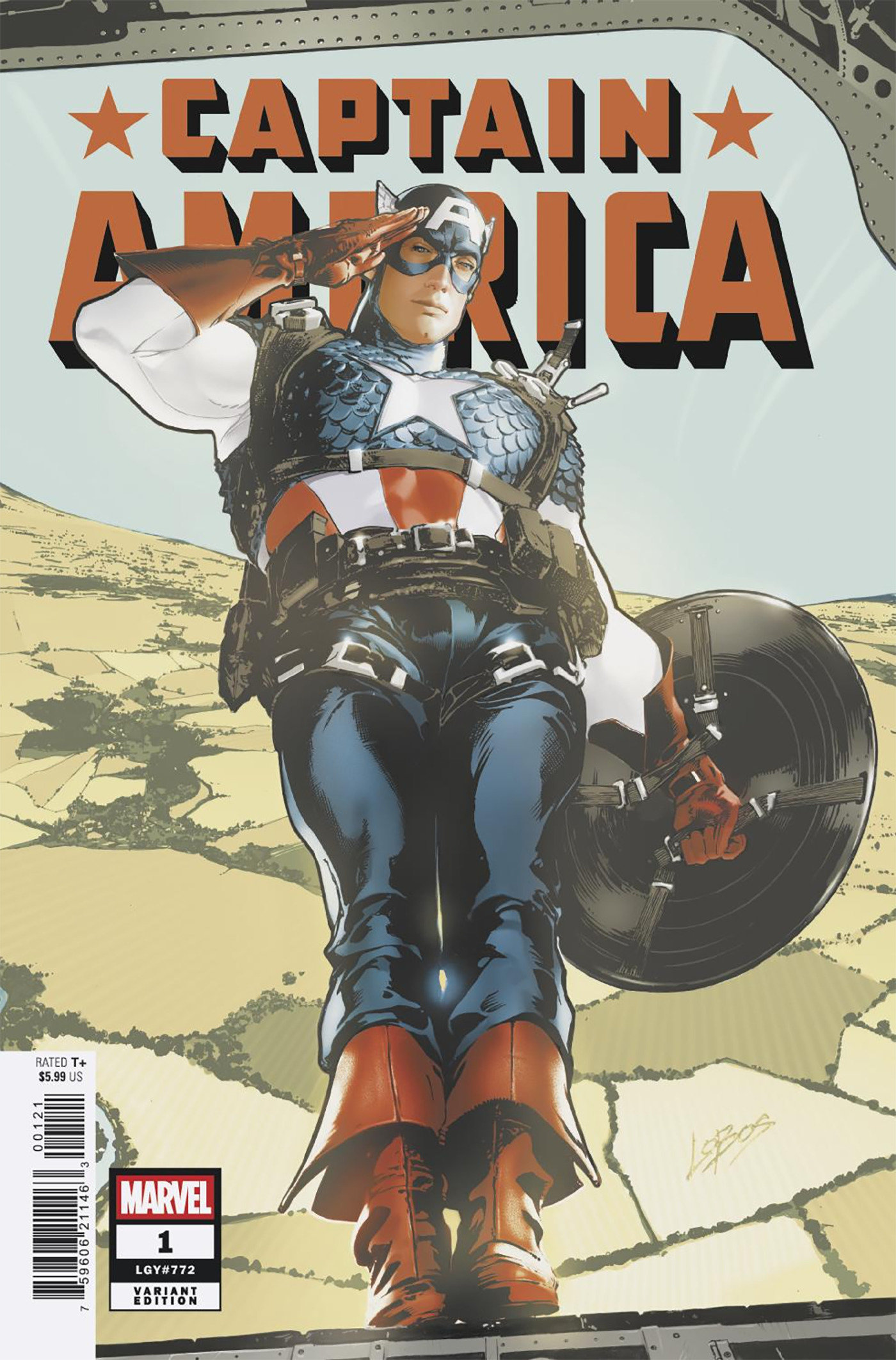 Weekly Pull list - CAPTAIN AMERICA #1 PABLO VILLALOBOS VARIANT