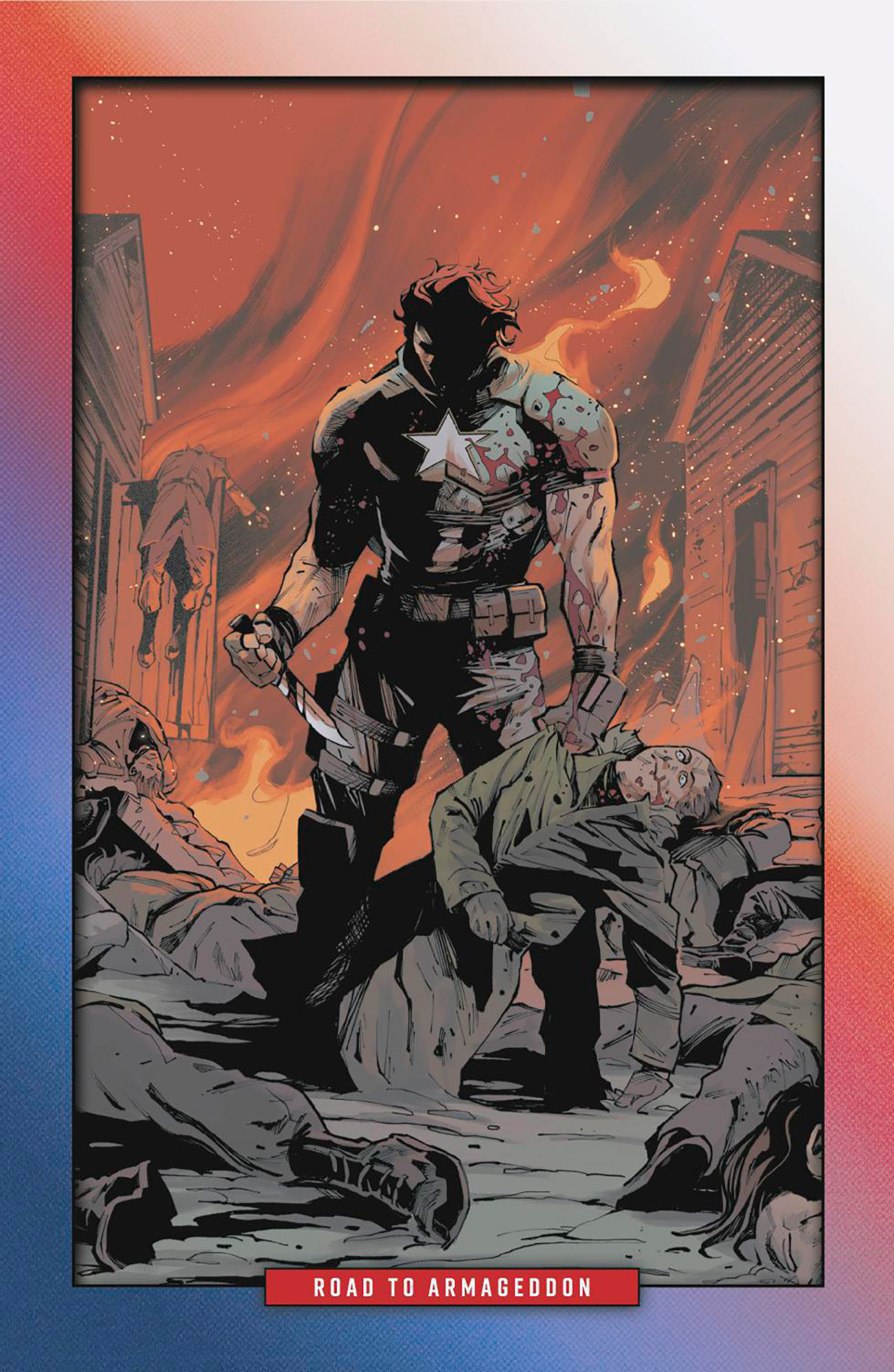 Captain America #5 Valerio Schiti Ratio Virgin 2 Nd Printing Variant