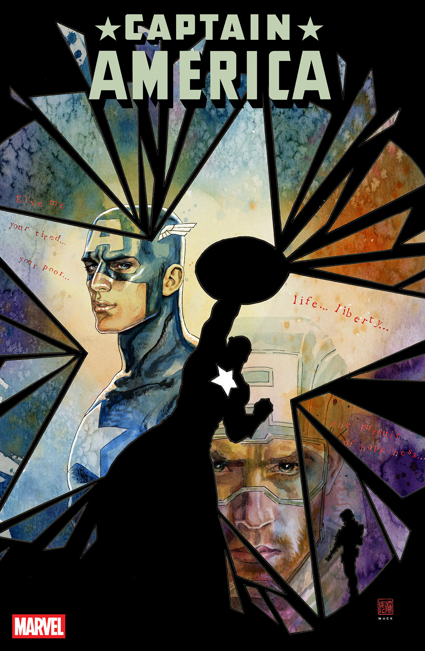 Weekly Pull list - CAPTAIN AMERICA #5 DAVID MACK VARIANT