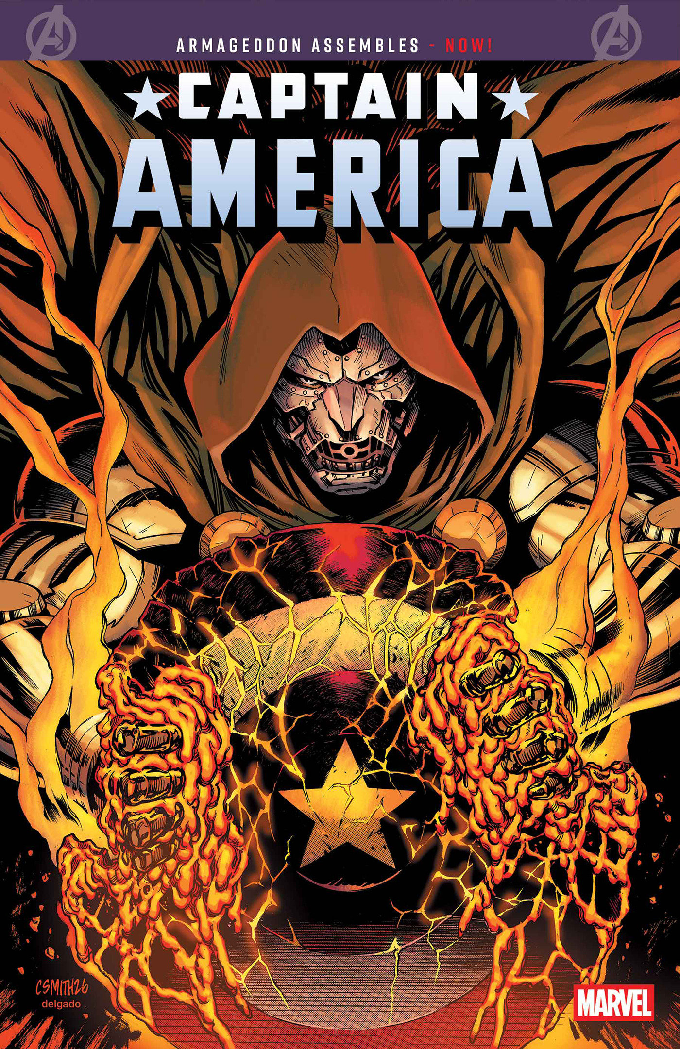 Captain America #12 Cory Smith Variant [Arm]