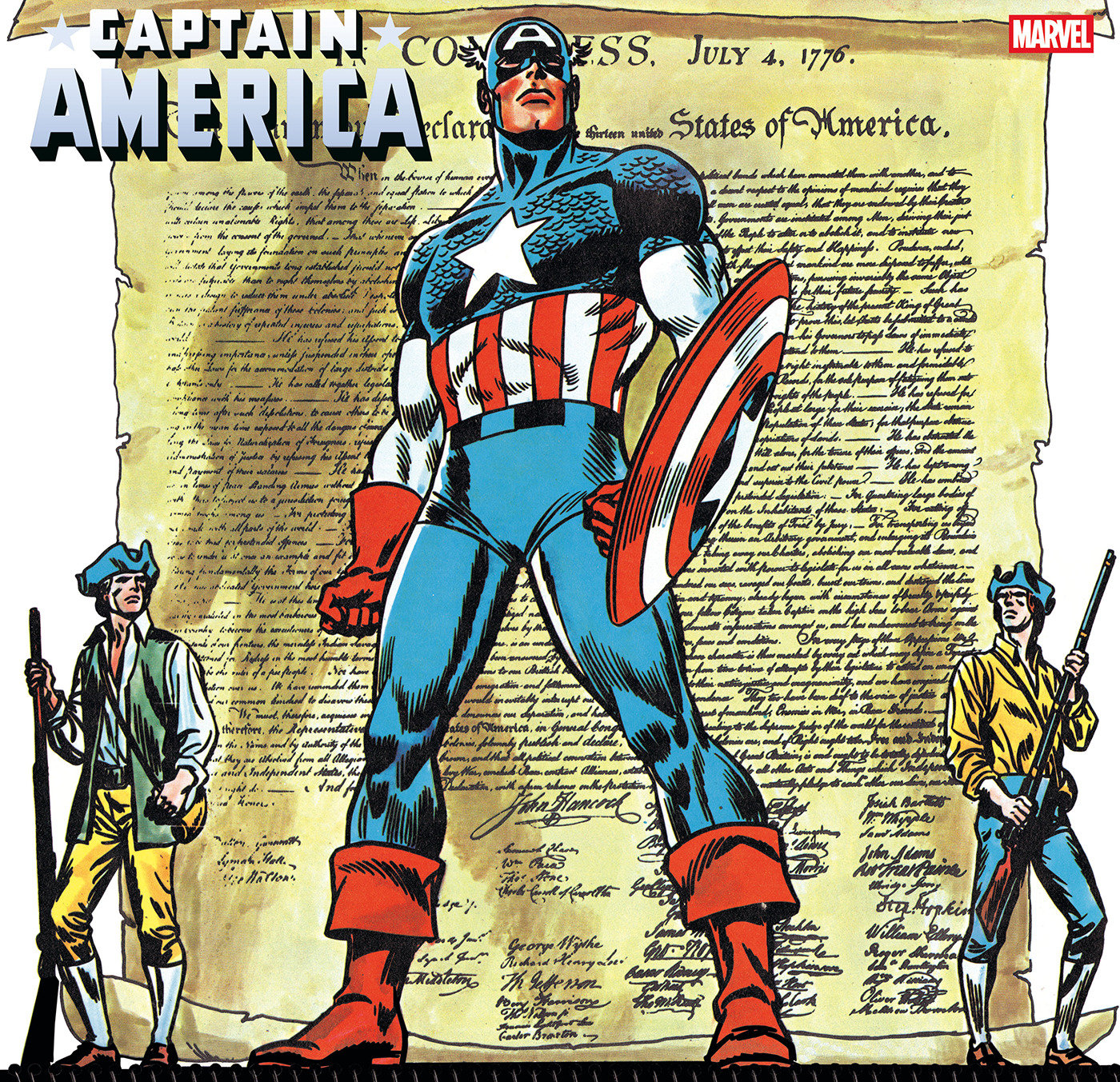 Captain America #13 John Romita Sr. Bicentennial Calendar Hidden Gem Variant [Arm]