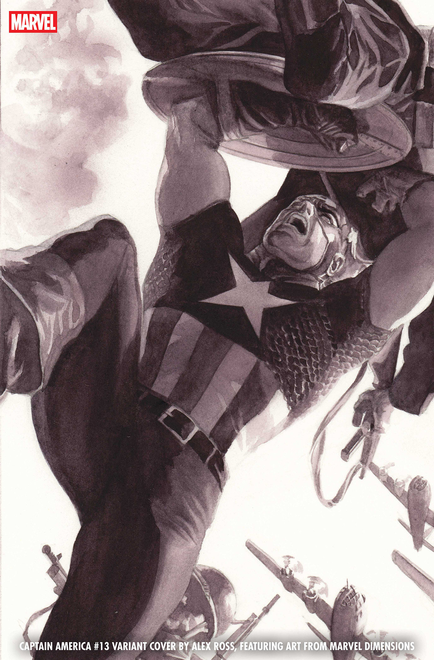 Captain America #13 Alex Ross Marvel Dimensions Variant [Arm]