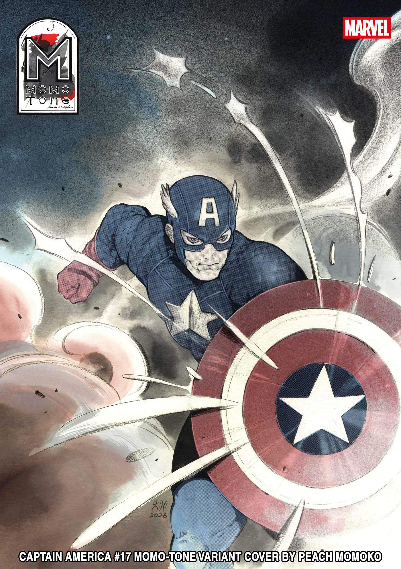 Captain America #17 Peach Momoko Momo Tone Variant