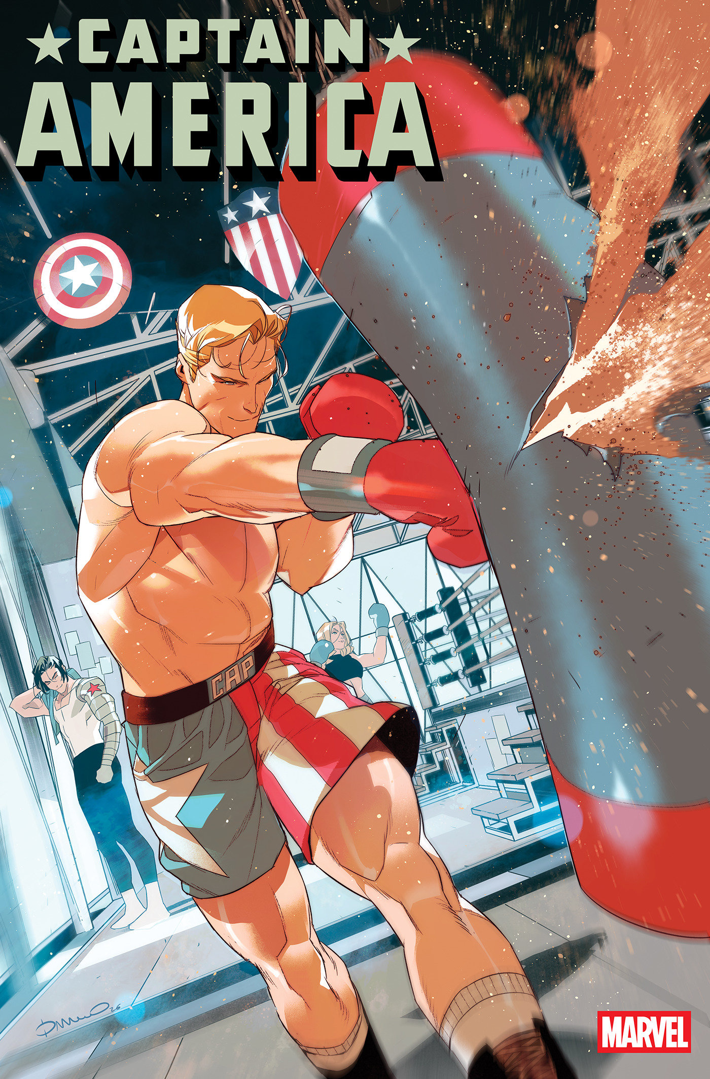 Captain America #17 Simone Di Meo Workout Variant
