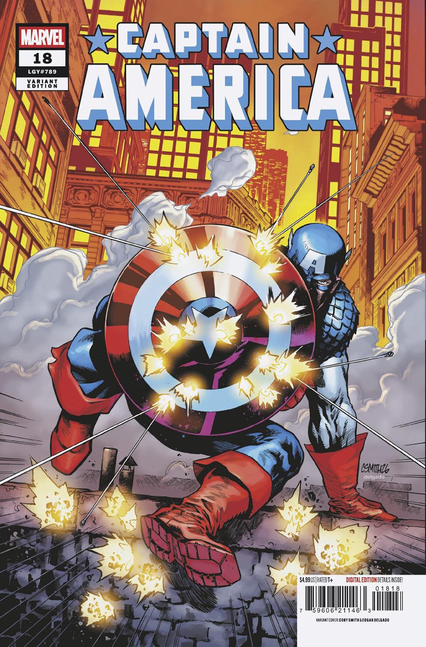 Captain America #18 Cory Smith 1 in 25 Variant