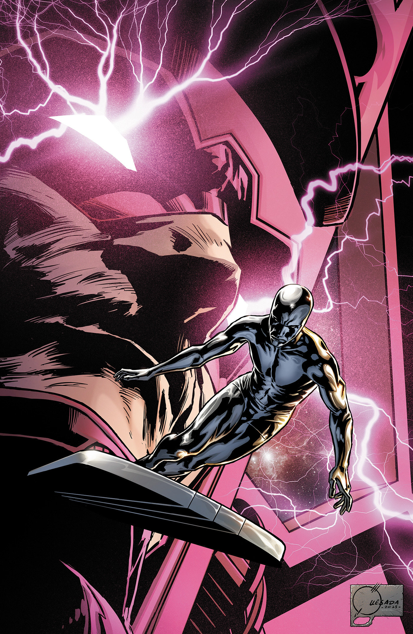 DEATH OF THE SILVER SURFER #1 JOE QUESADA VIRGIN VARIANT