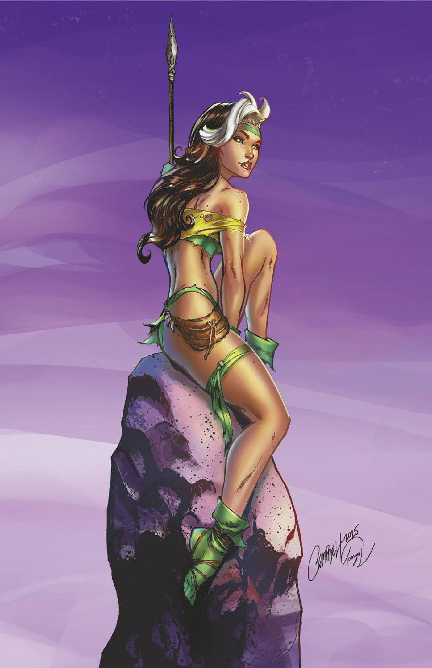 Rogue: The Savage Land #4 J. Scott Campbell Full Art Variant