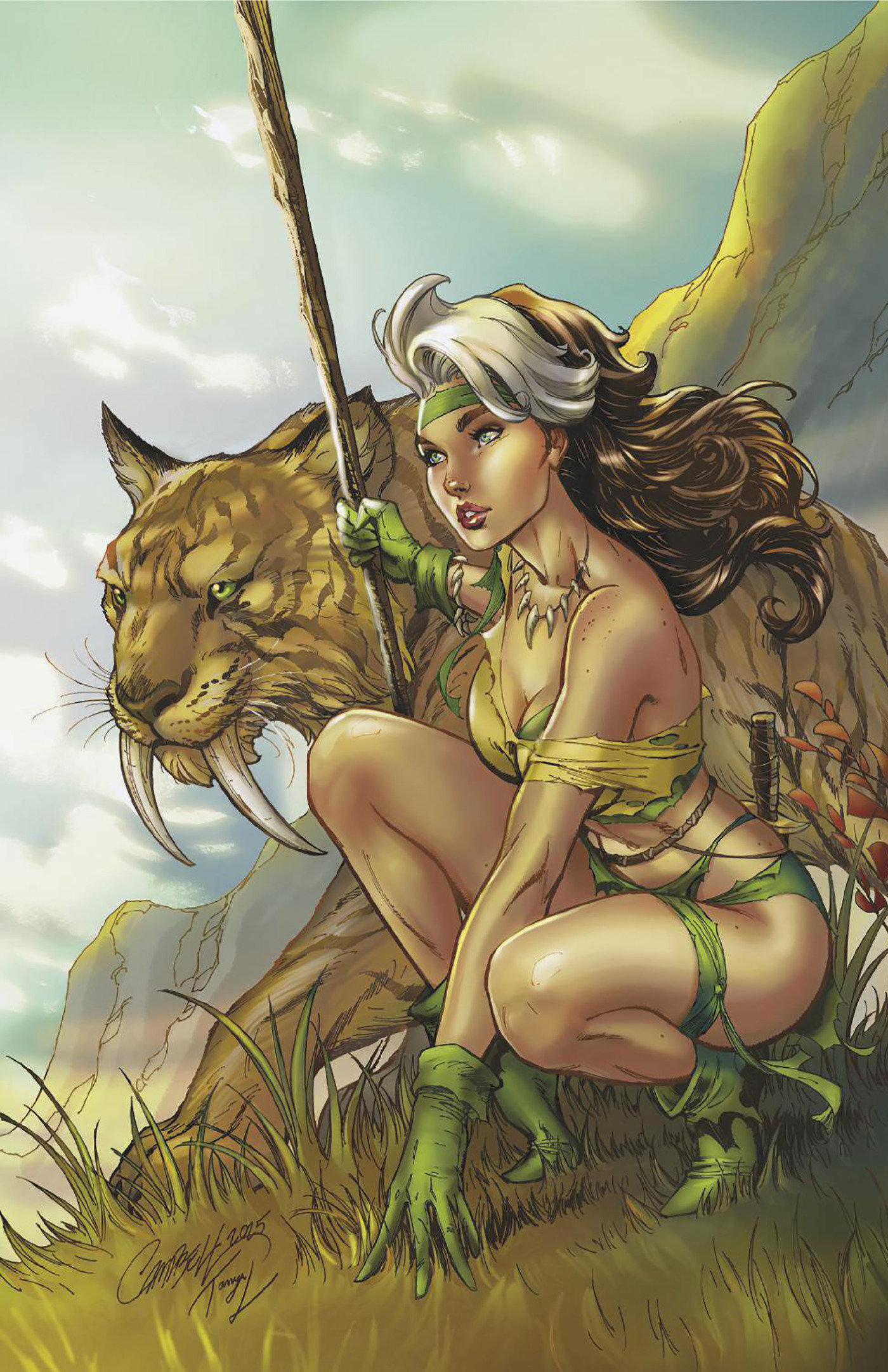 ROGUE: THE SAVAGE LAND #5 J. SCOTT CAMPBELL VIRGIN VARIANT