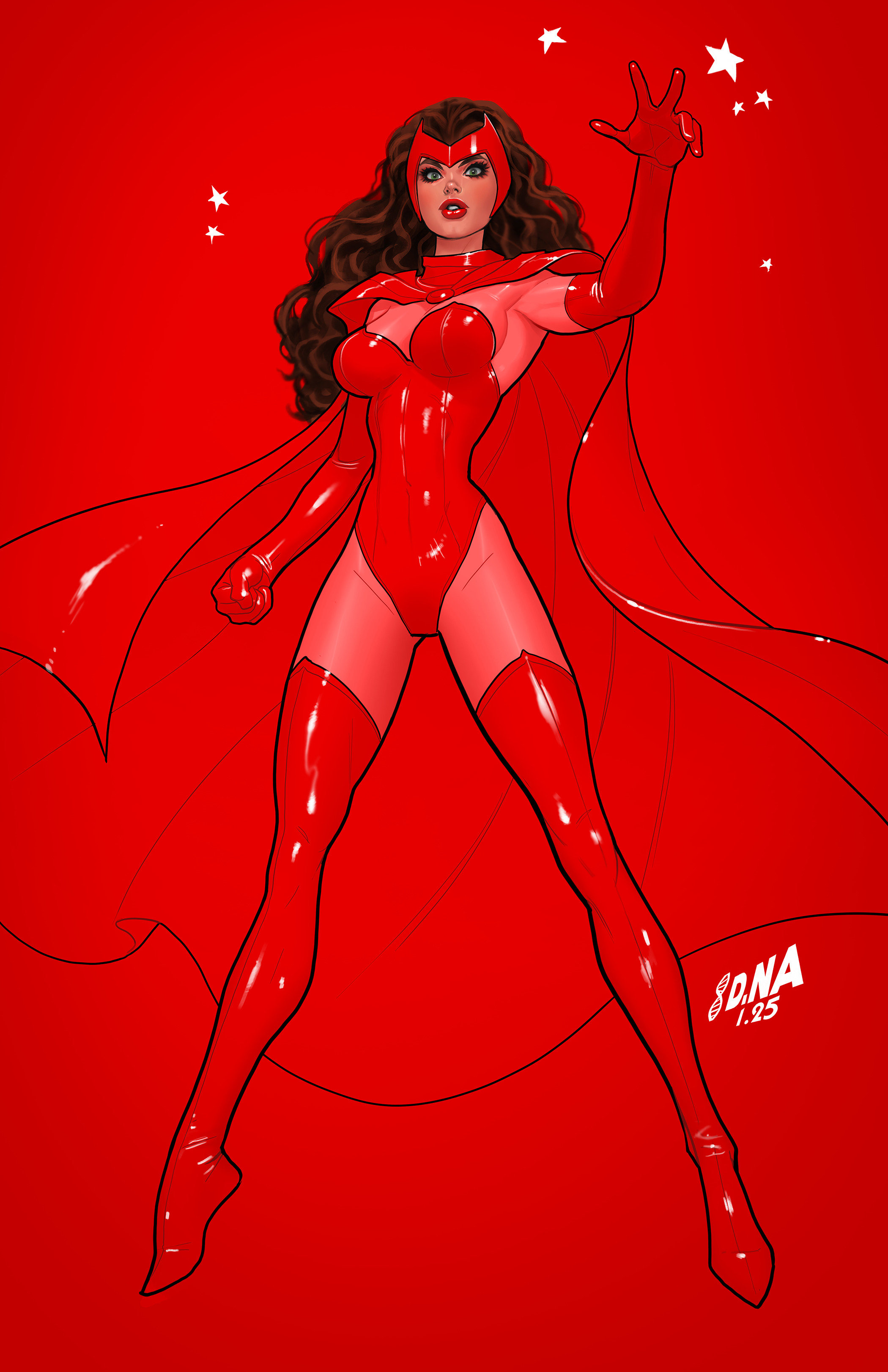 Sorcerer Supreme #3 David Nakayama Color Block Red Full Art Variant