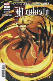 FOC26072025123 | BRING ON THE BAD GUYS MEPHISTO @1 NIMIT MALAVIA SISTER SORROW VARIANT PRE ORDER [FOC 2607] | MARVEL  