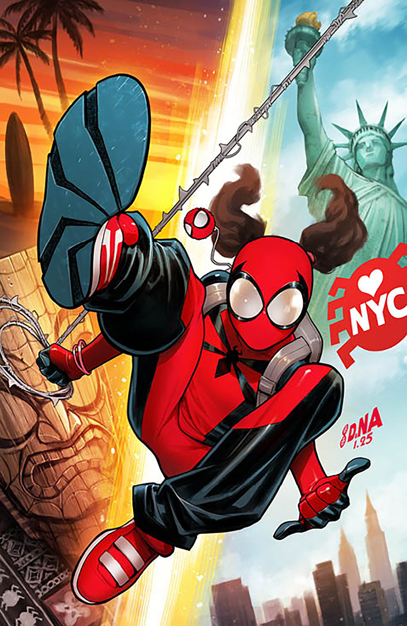SPIDER-GIRL #1 DAVID NAKAYAMA RATIO VIRGIN 2ND PRINTING VARIANT