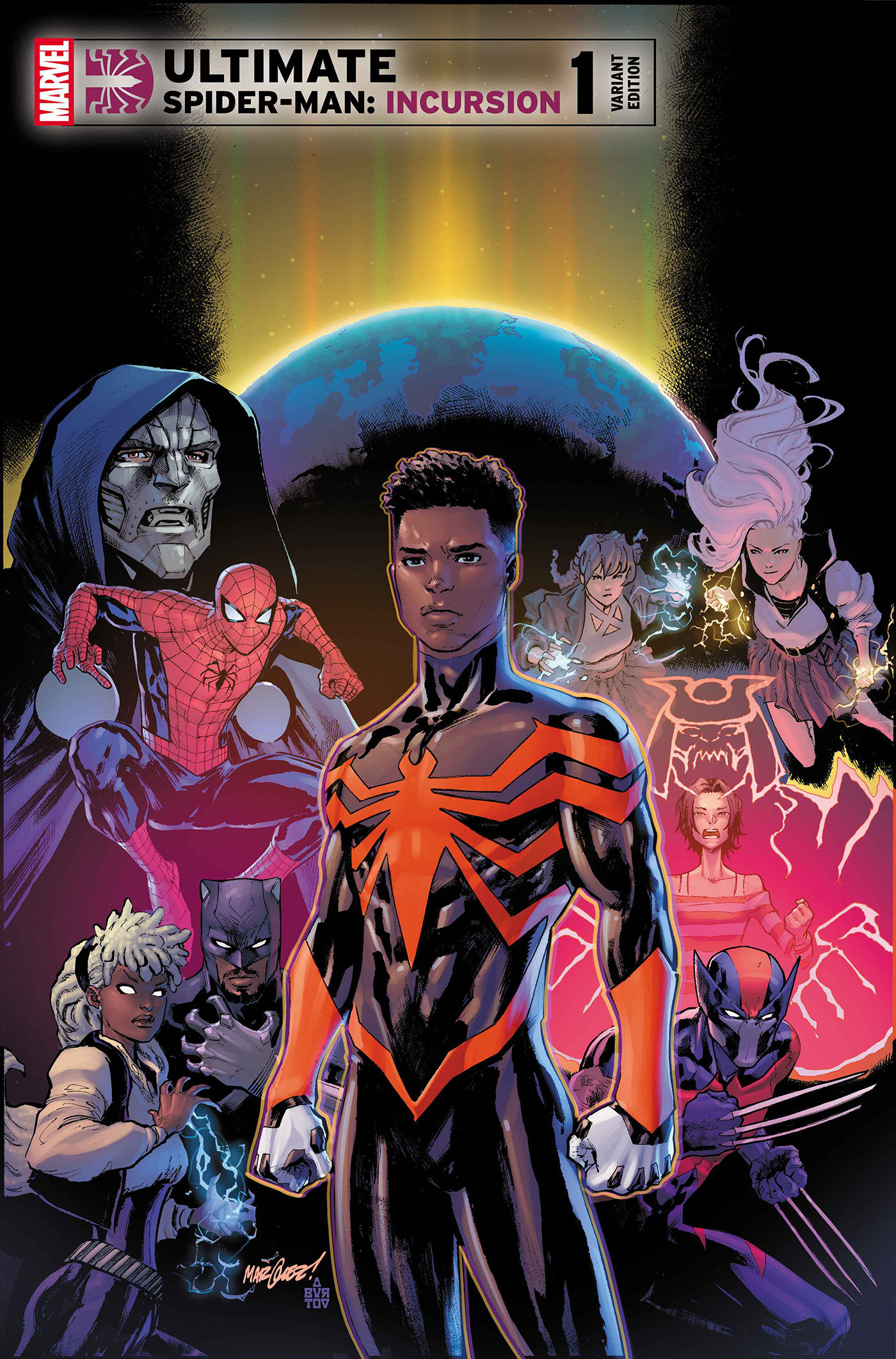 ULTIMATE SPIDER-MAN: INCURSION #1 DAVID MARQUEZ VARIANT