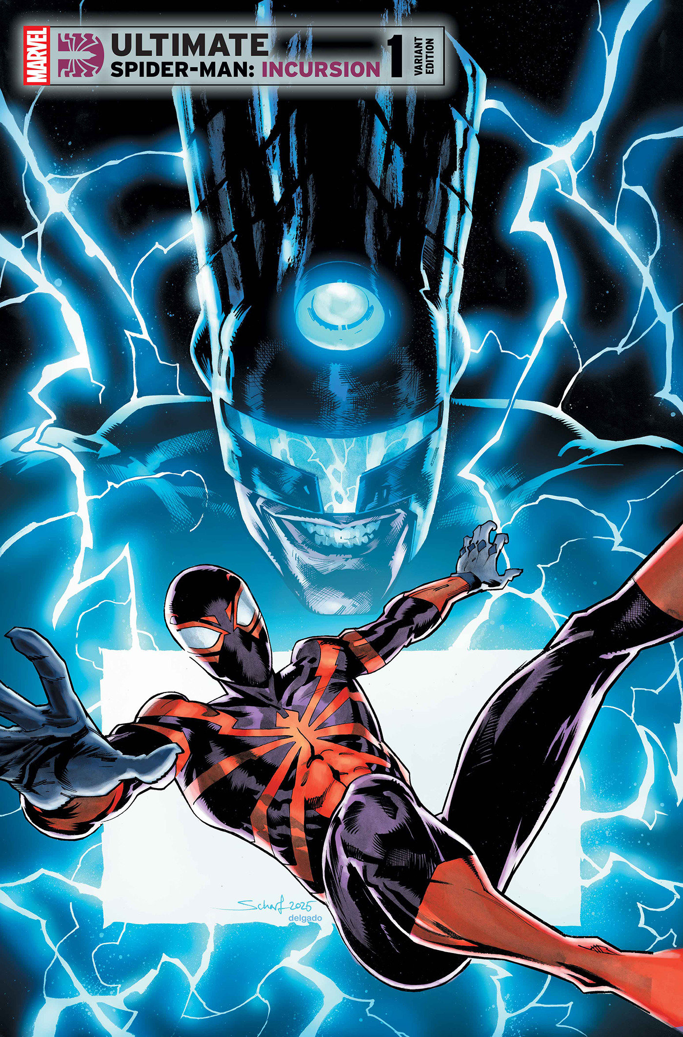 ULTIMATE SPIDER-MAN: INCURSION #1 JONAS SCHARF VARIANT