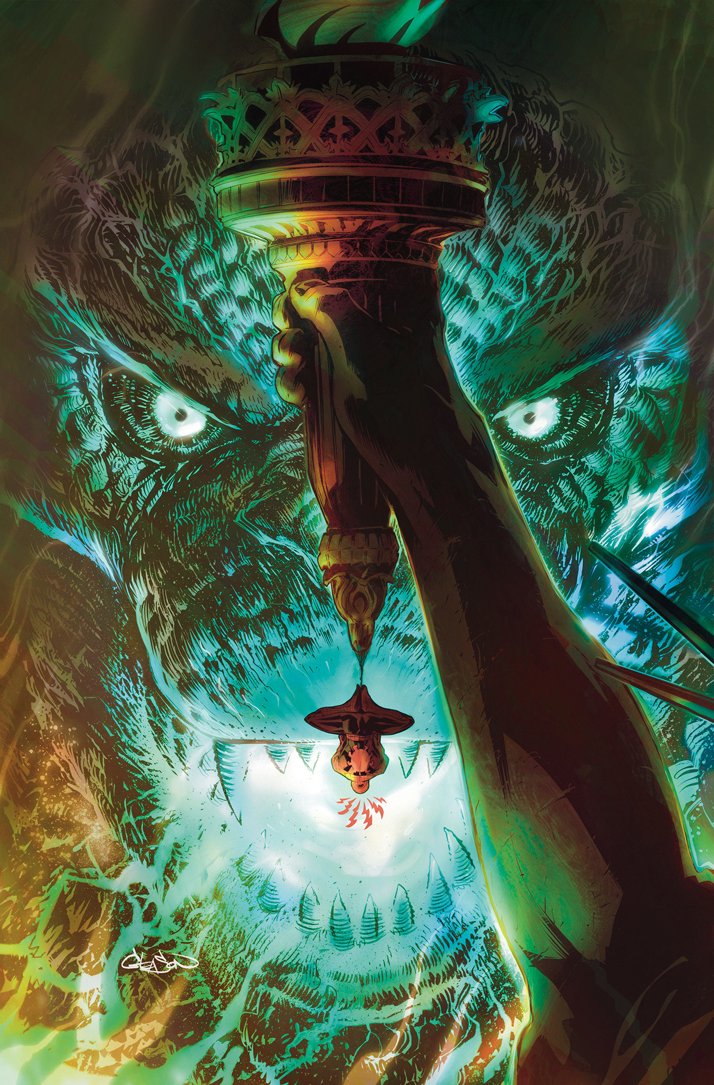 GODZILLA VS. SPIDER-MAN #1 PATRICK GLEASON RATIO VIRGIN 2ND PRINTING VARIANT