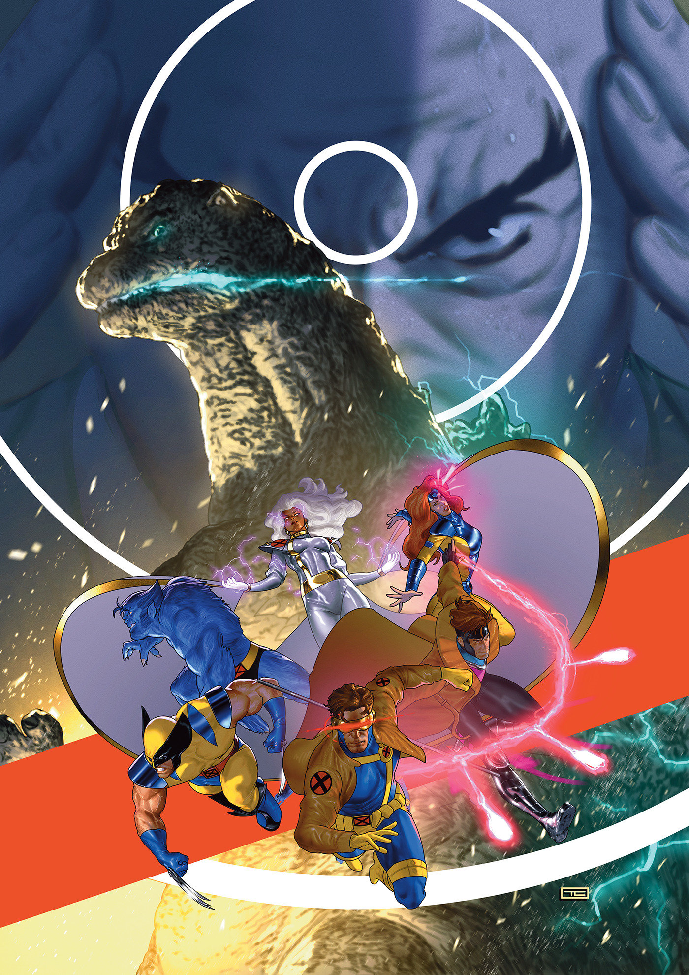 GODZILLA VS. X-MEN #1 TAURIN CLARKE VIRGIN VARIANT
