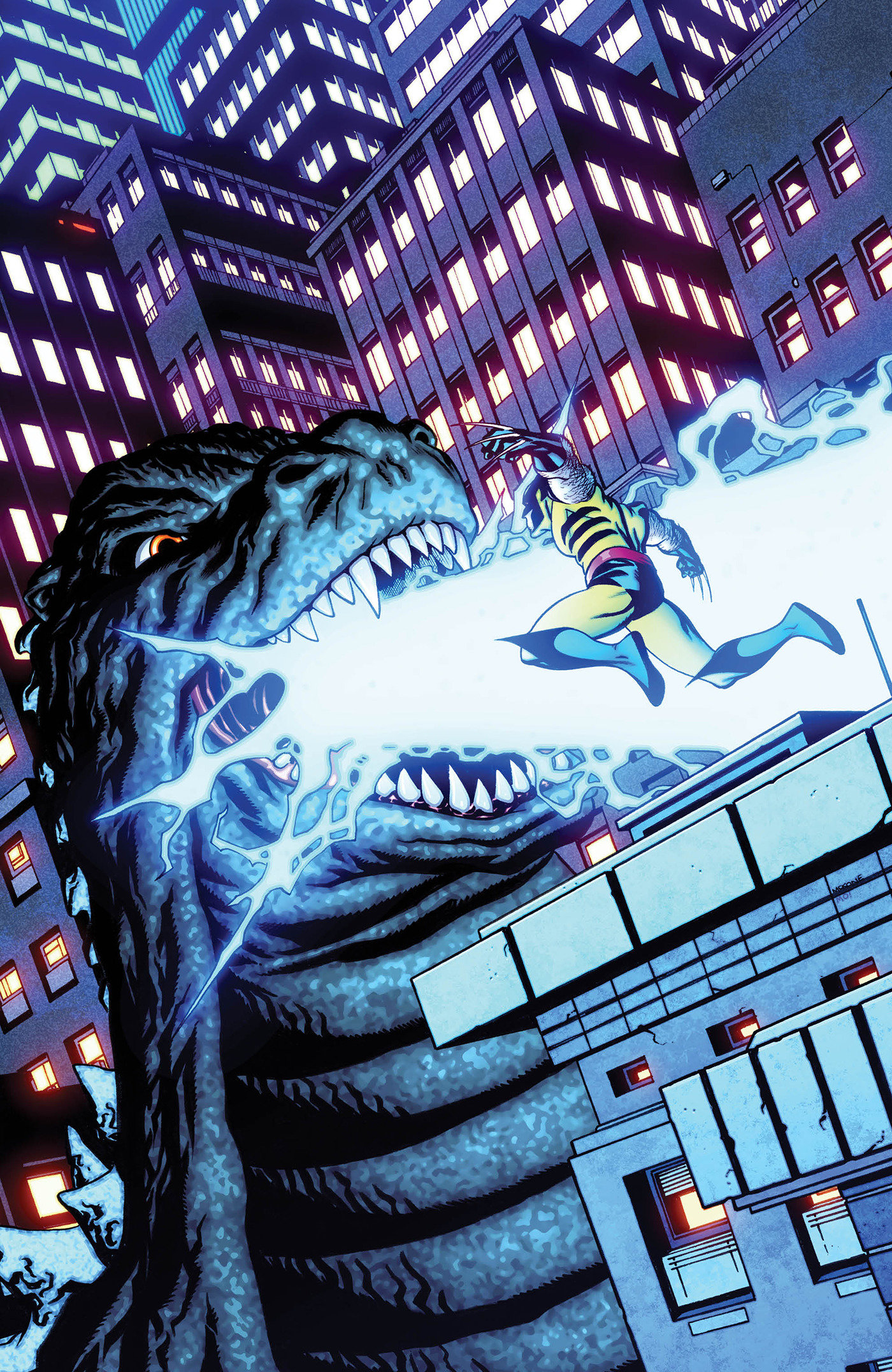 Godzilla vs. X-Men #1 Mike McKone Ratio Virgin 2 Nd Printing Variant